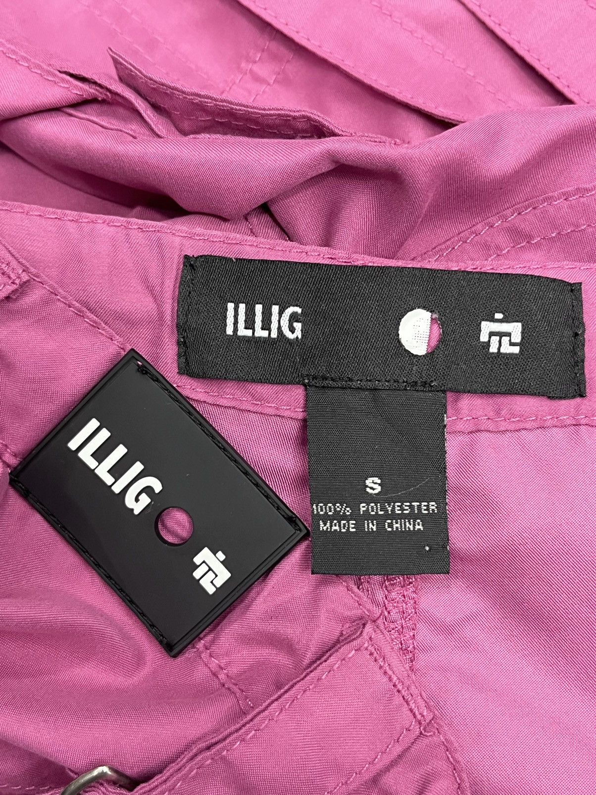 Japanese Brand 🔥ILLIG Multi-Bondage Poly-Parachute Street-Dance Cargo💥 Size US 31 - 10 Thumbnail