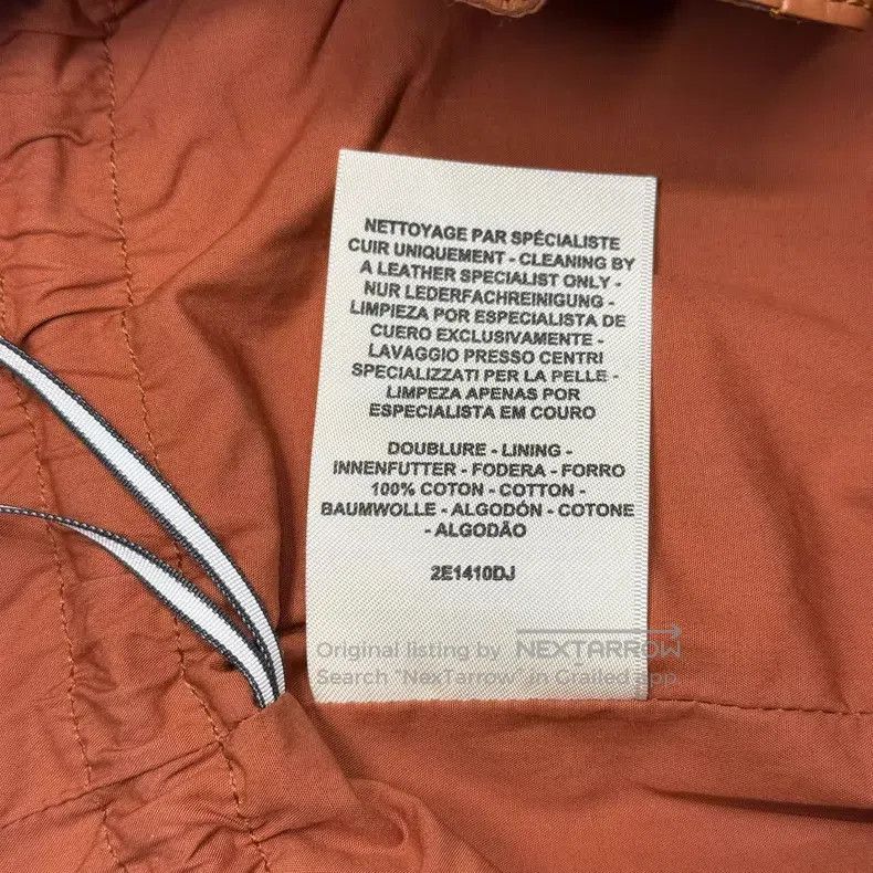 Hermes Hermes Caramel Flower Bud Leather Short Pants Size 42" / US 20 - 6 Thumbnail