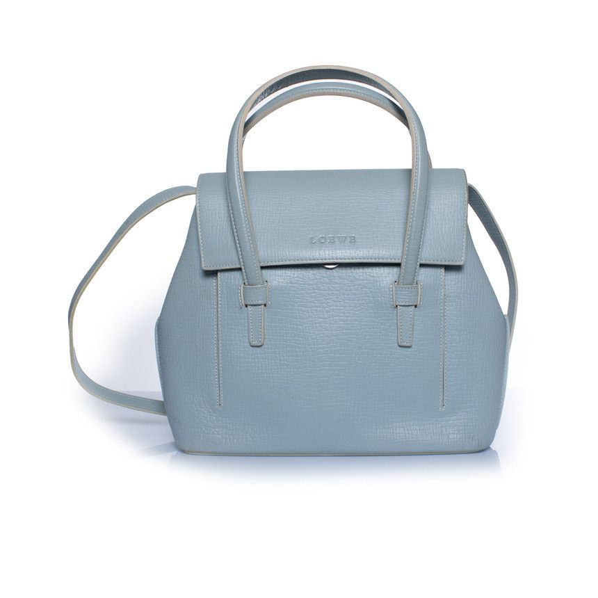 Loewe Loewe, blue leather shoulderbag Size ONE SIZE - 1 Thumbnail