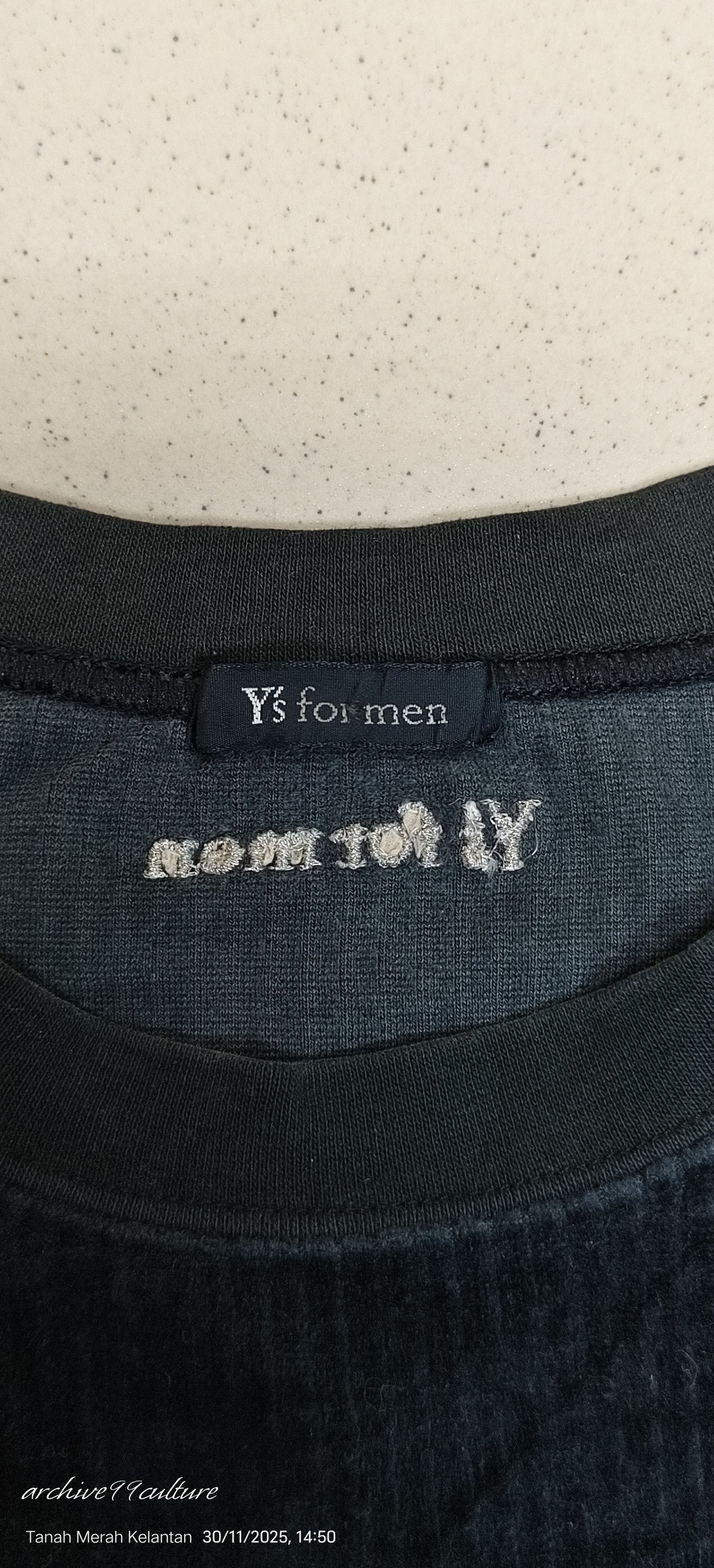 Y's for Men Vintage Y's for men embroidered big logo's velvet sweater Size US M / EU 48-50 / 2 - 5 Thumbnail