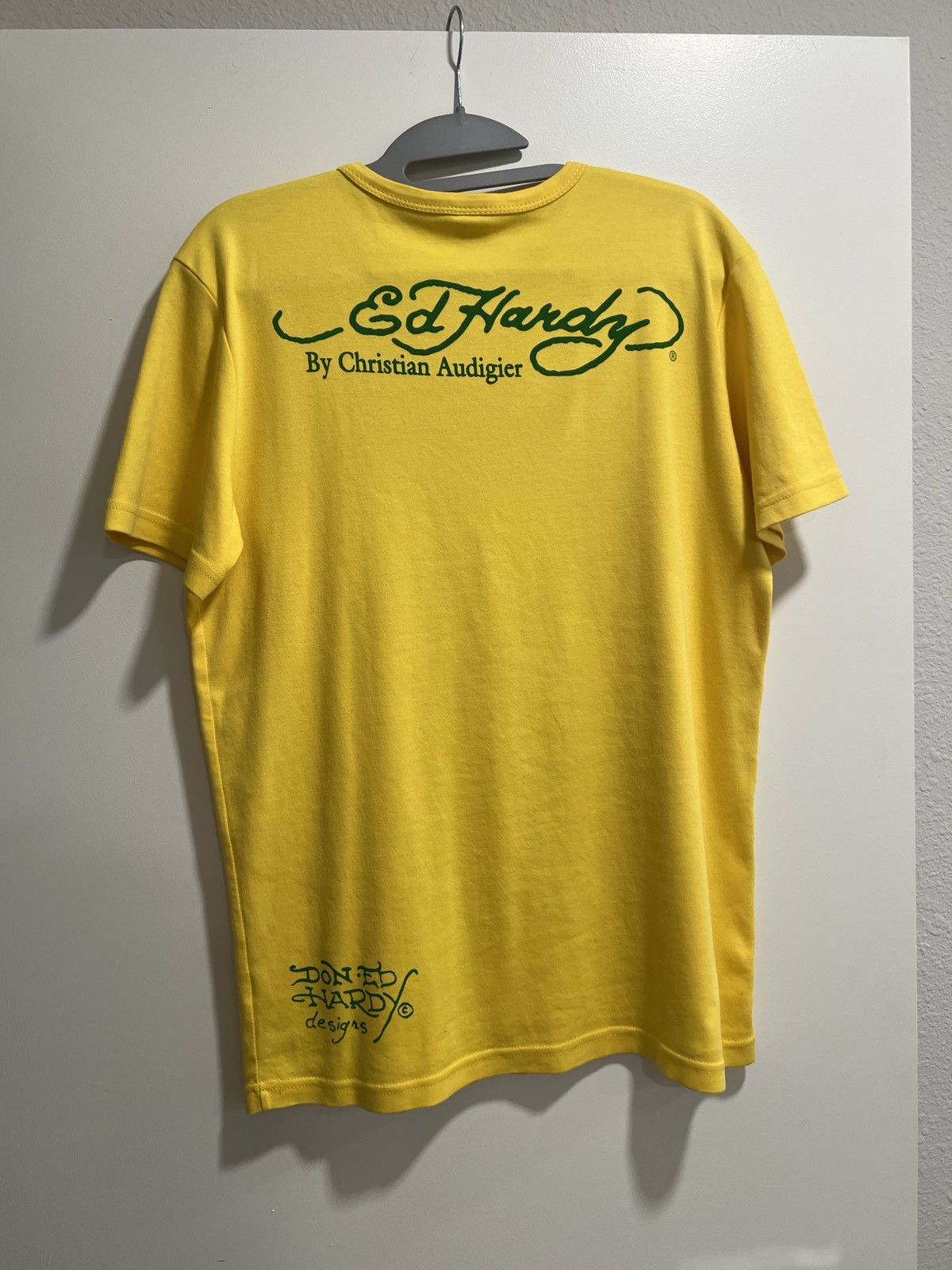 Ed Hardy Ed Hardy yellow vintage tee Size US L / EU 52-54 / 3 - 3 Thumbnail