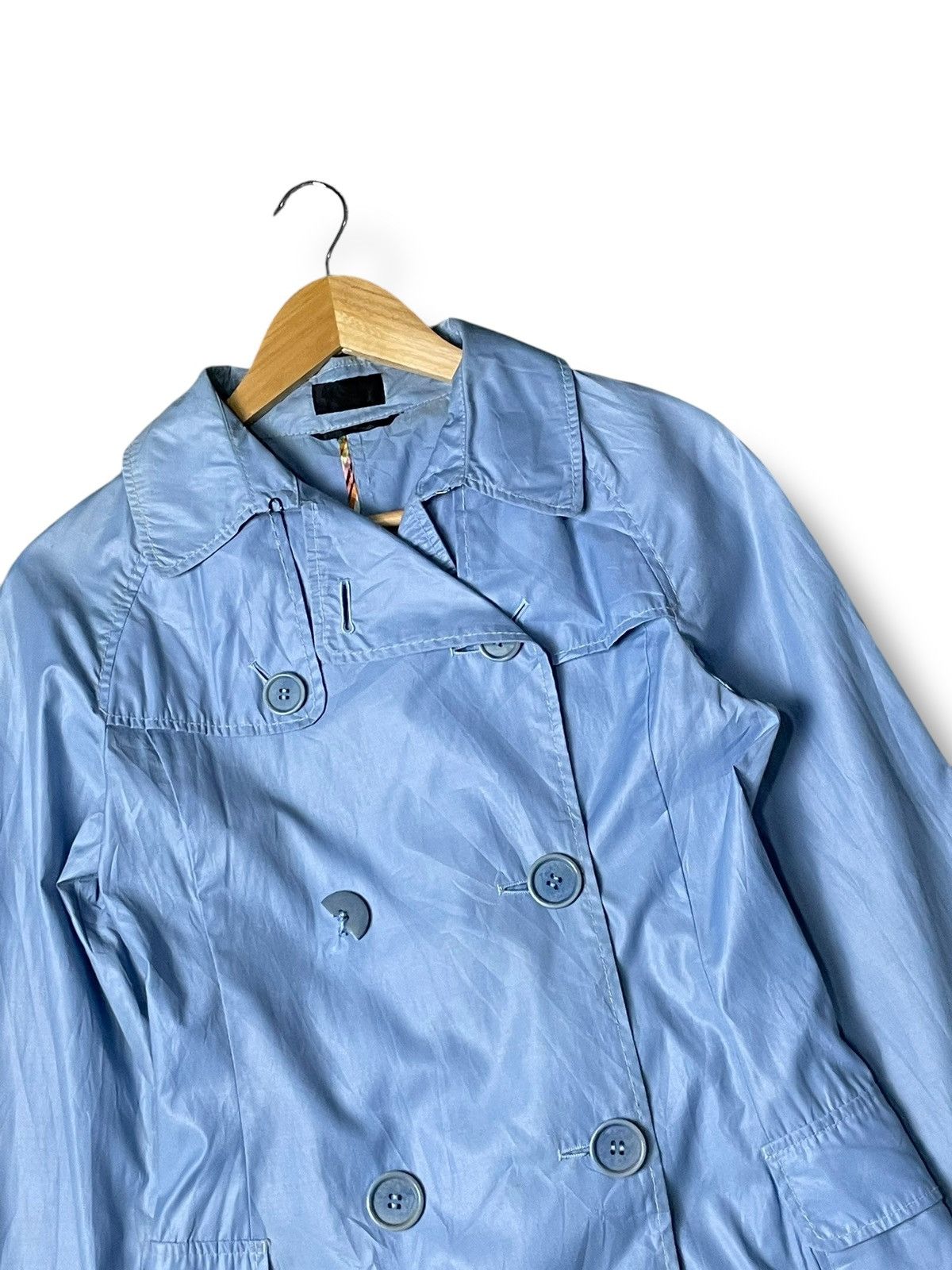Japanese Brand × Vintage Japanese Brand Double Breasted Long Coat (64) Size US XXS / EU 40 - 2 Thumbnail