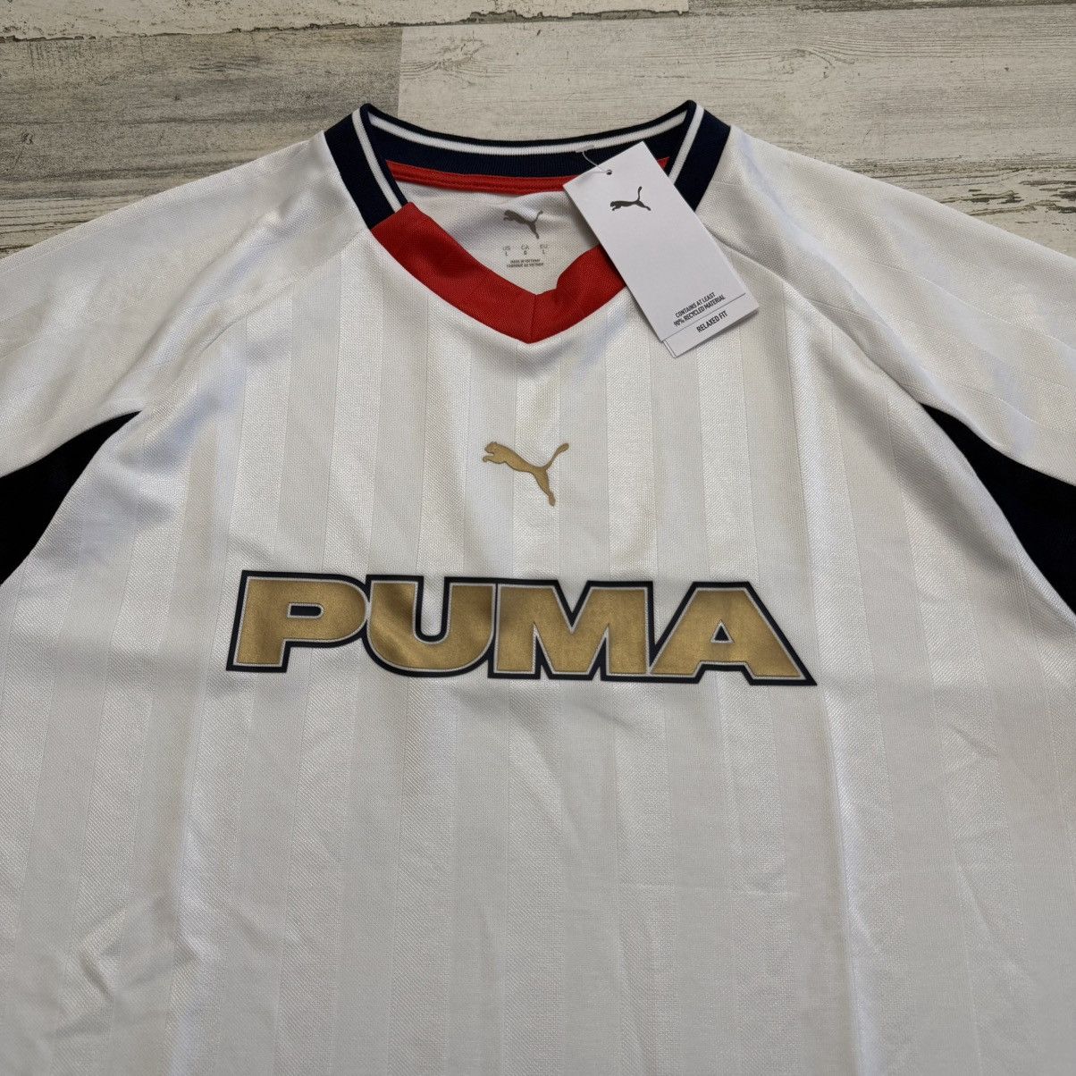 Puma Puma Sport Heritage USA Center Logo Spellout Jersey L Size US L / EU 52-54 / 3 - 2 Thumbnail