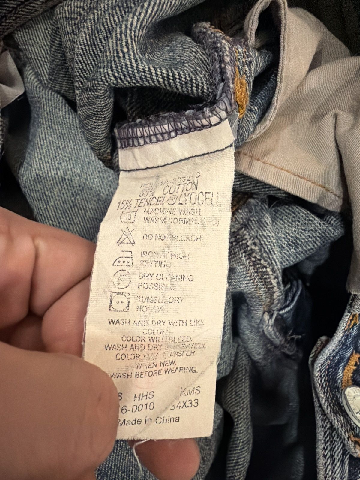 Levi's Levis Engineered Jeans with Skull Pockets Size US 34 / EU 50 - 8 Thumbnail