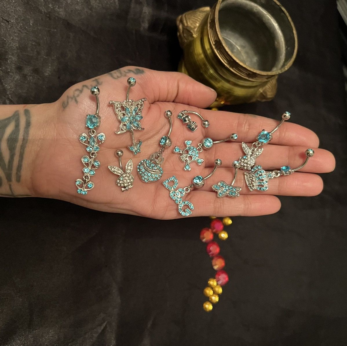 Other 10 Piece Belly Button Rings Size ONE SIZE - 1 Thumbnail