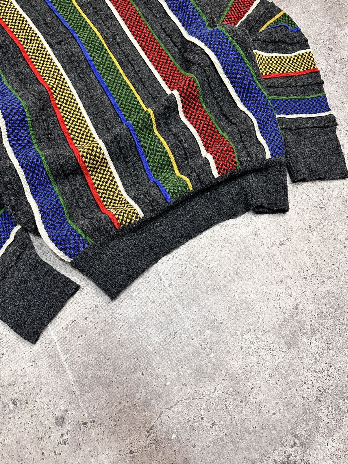 Coogi Corlo Colucci multicolor coogi style sweater 3D HandMade GOA Size US L / EU 52-54 / 3 - 12 Thumbnail