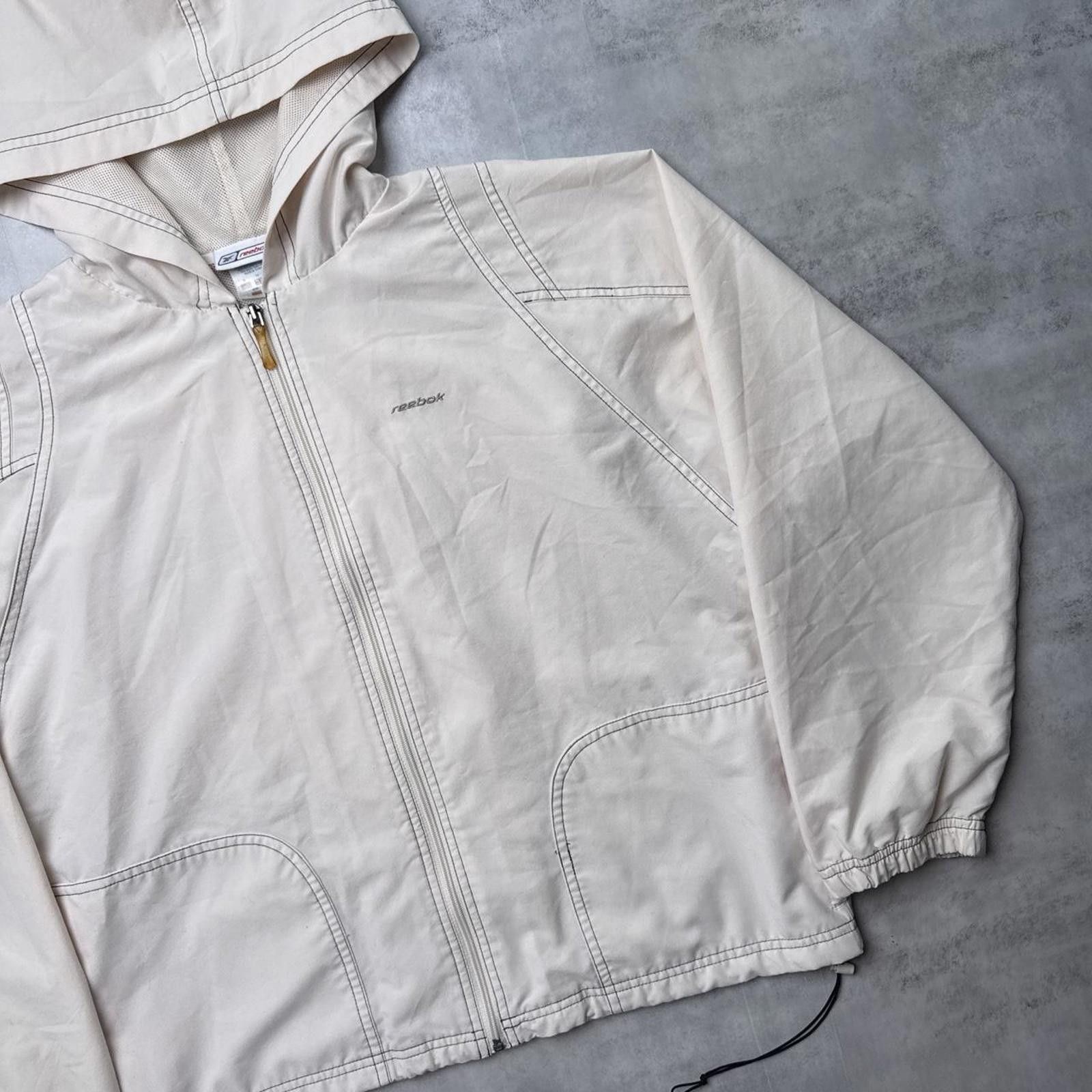 Reebok Y2K Reebok 00s cream windbreaker jacket Size Medium Size M / US 6-8 / IT 42-44 - 6 Thumbnail