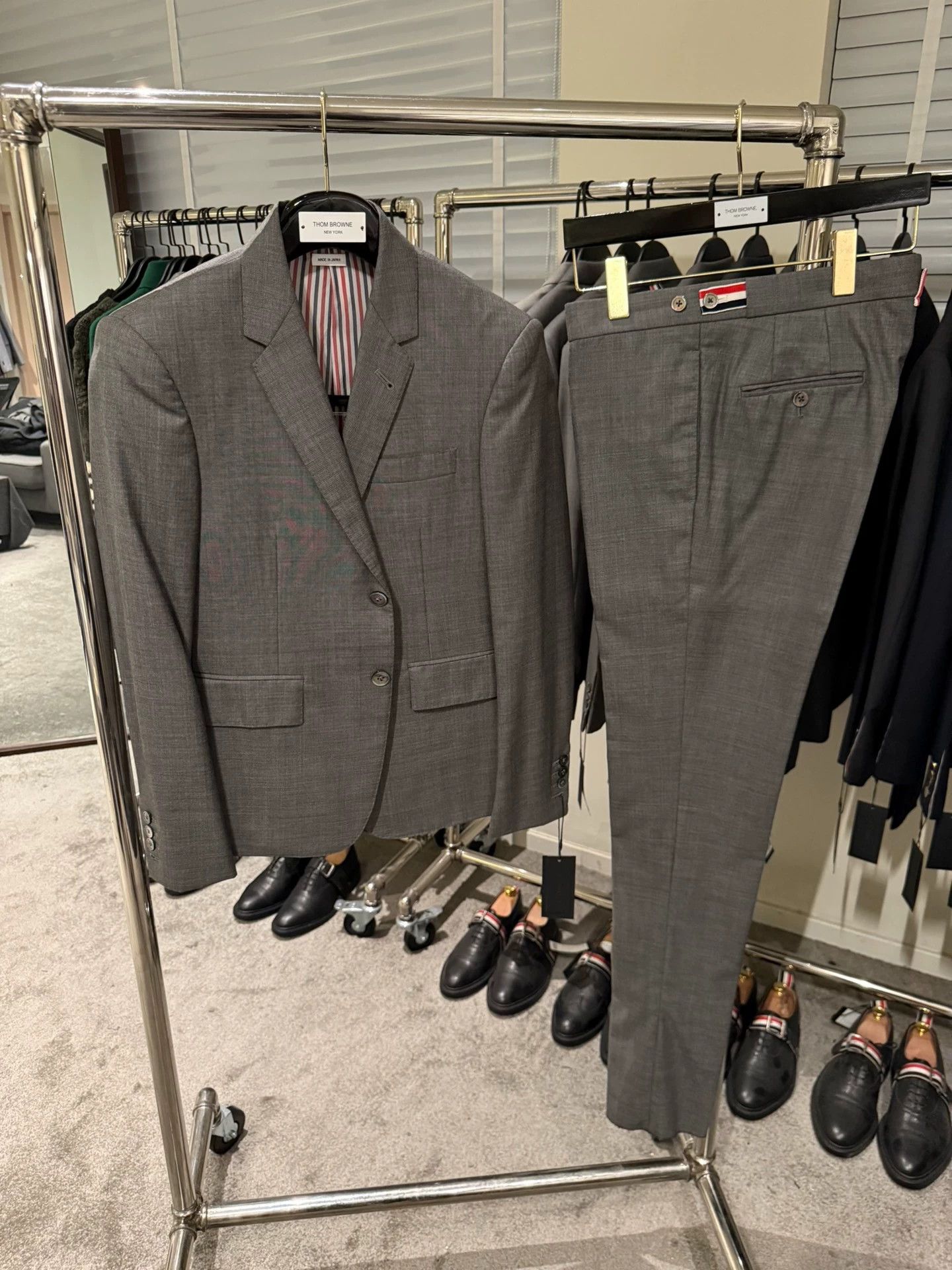 Thom Browne Thom Browne Classic Mid Gray Slim Fit Suit Size 1 Size US S / EU 44-46 / 1 - 1 Thumbnail