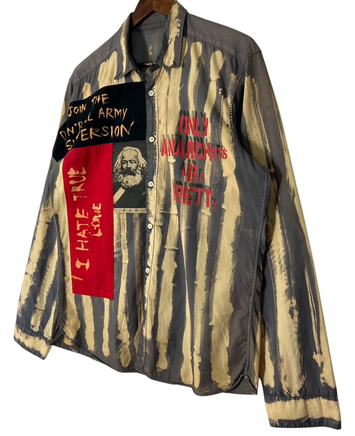 Japanese Brand Vintage Japanese Seditionaries Punk Muslin Shirt Size US L / EU 52-54 / 3 - 4 Thumbnail