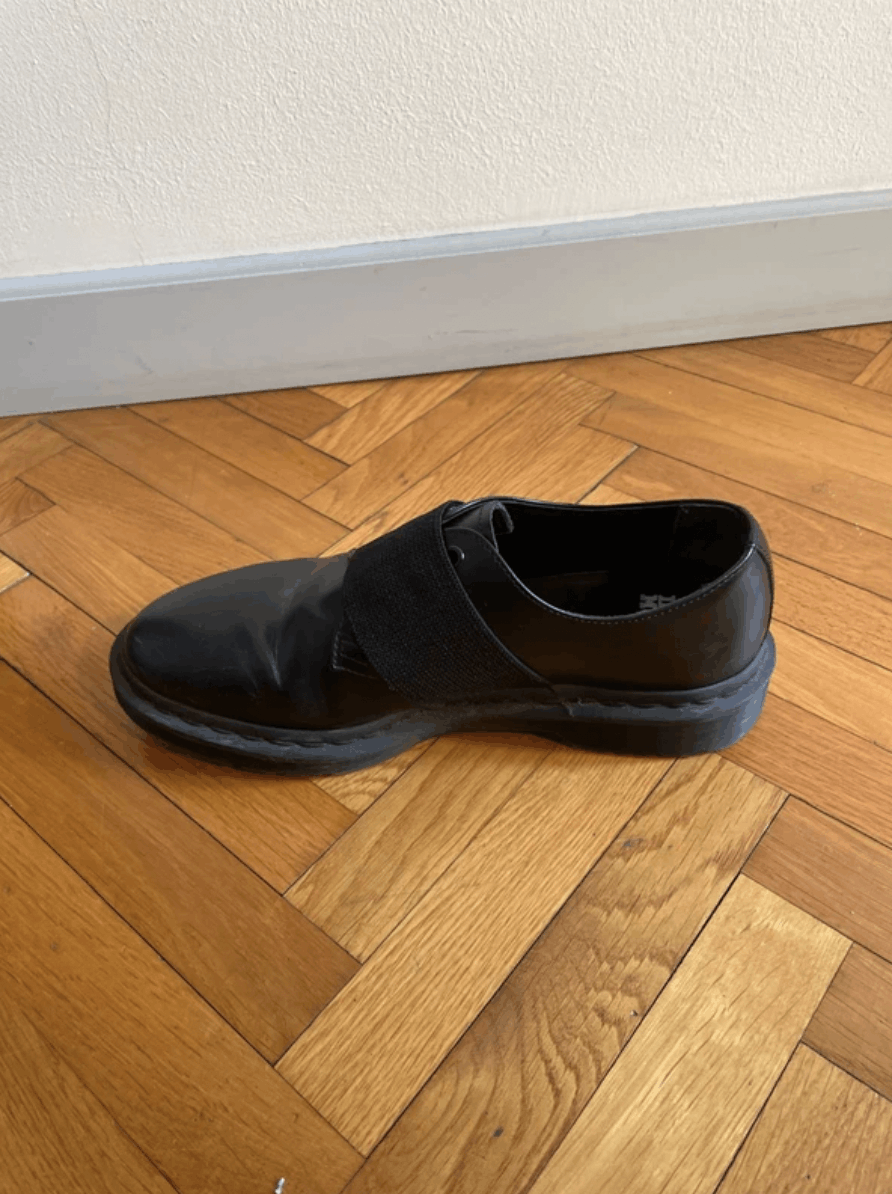 Dr. Martens Dr Martens black loafers with elastic band (Mod. 1461) Size US 9 / EU 42 - 2 Thumbnail