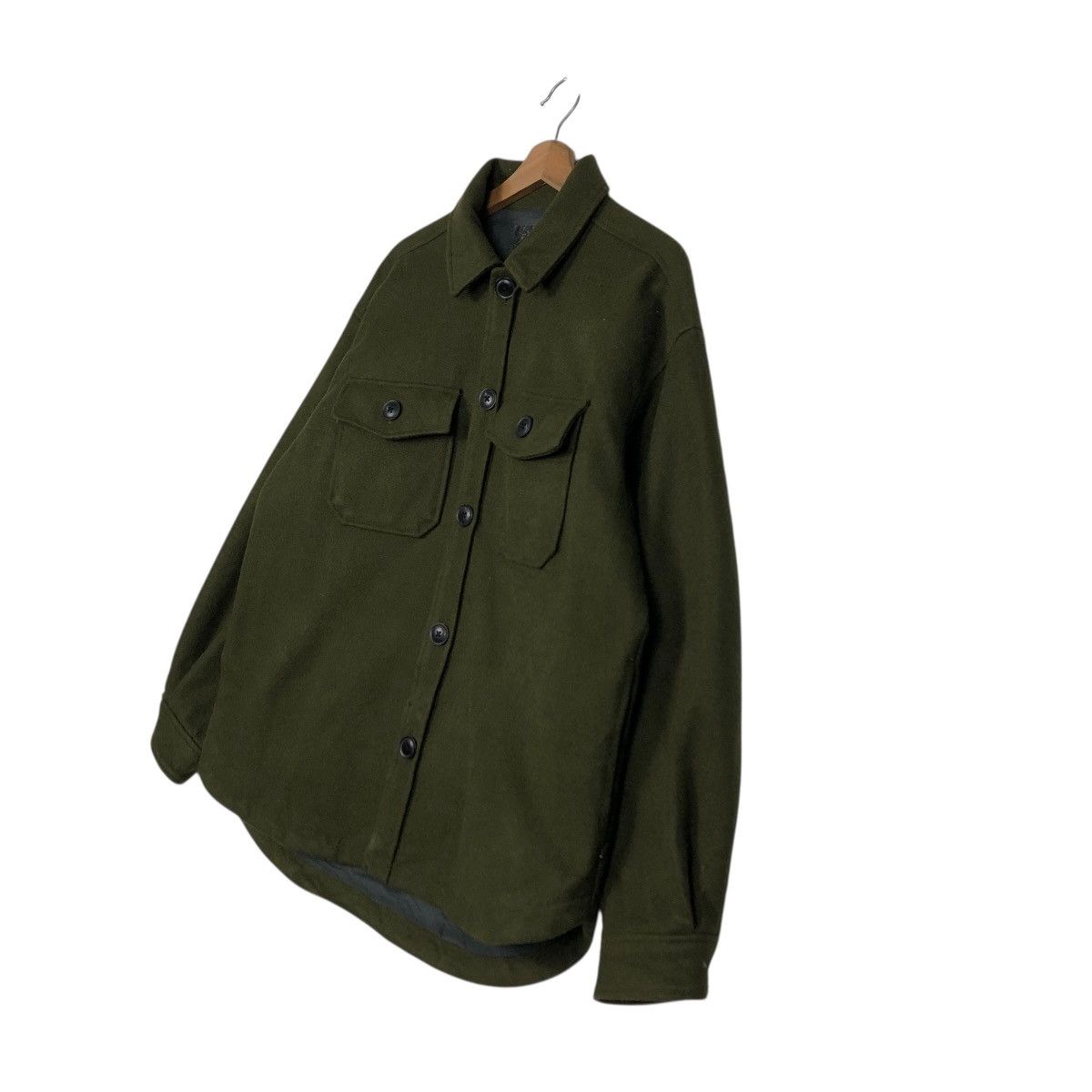 Japanese Brand 🔥VINTAGE WOOL CHORE WORK JACKET RAGEBLUE JPN ISSEY MIYAKE Size US M / EU 48-50 / 2 - 4 Thumbnail
