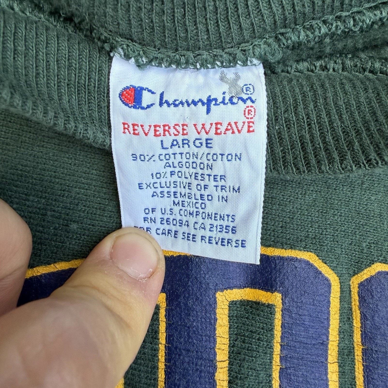 Champion × NCAA × Vintage Vintage Champion Cardozo Law School Reverse Weave Sweatshirt Size US L / EU 52-54 / 3 - 4 Thumbnail