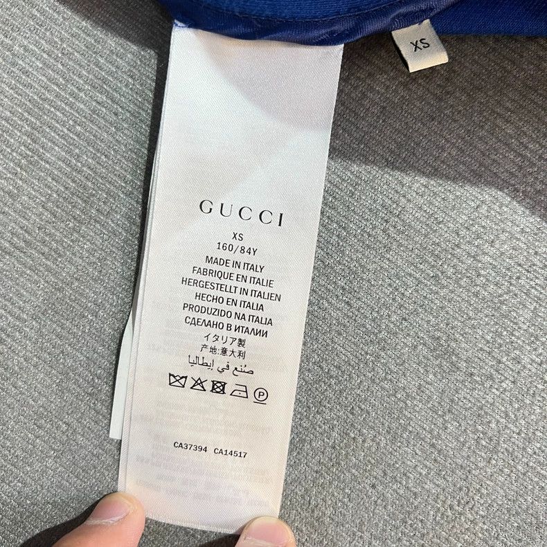 Gucci Gucci Blue color block full print old flower logo jacket 25 Size US XS / EU 42 / 0 - 6 Thumbnail