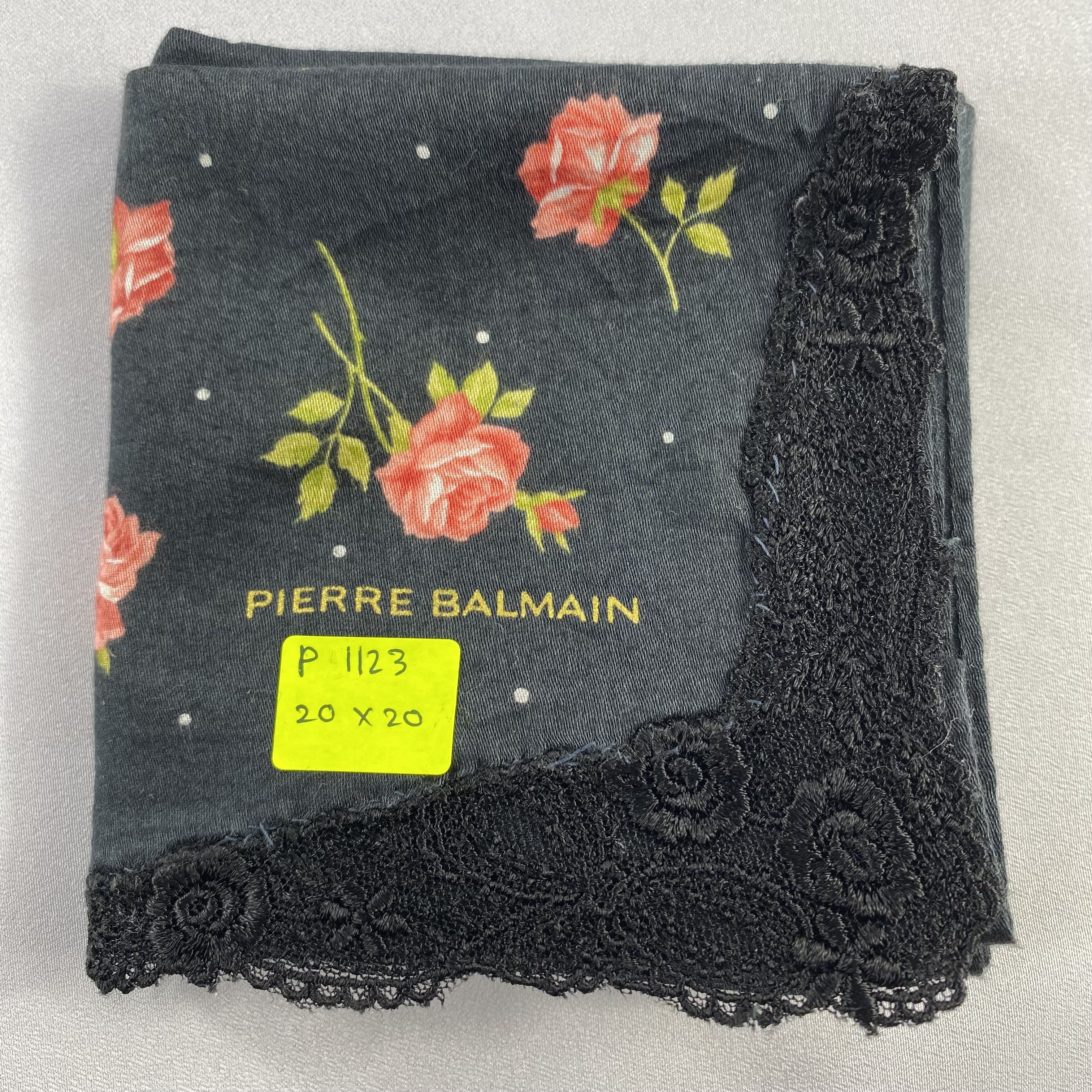 Pierre Balmain × Vintage Pierre Balmain Bandana/ Handkerchief / Neckerchief-P1123 Size ONE SIZE - 5 Thumbnail