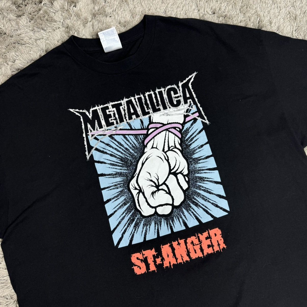 Band Tees × Metallica × Vintage Vintage 2003 Metallica St Anger 21st Tour Tee T - Shirt Size US XXL / EU 58 / 5 - 4 Thumbnail