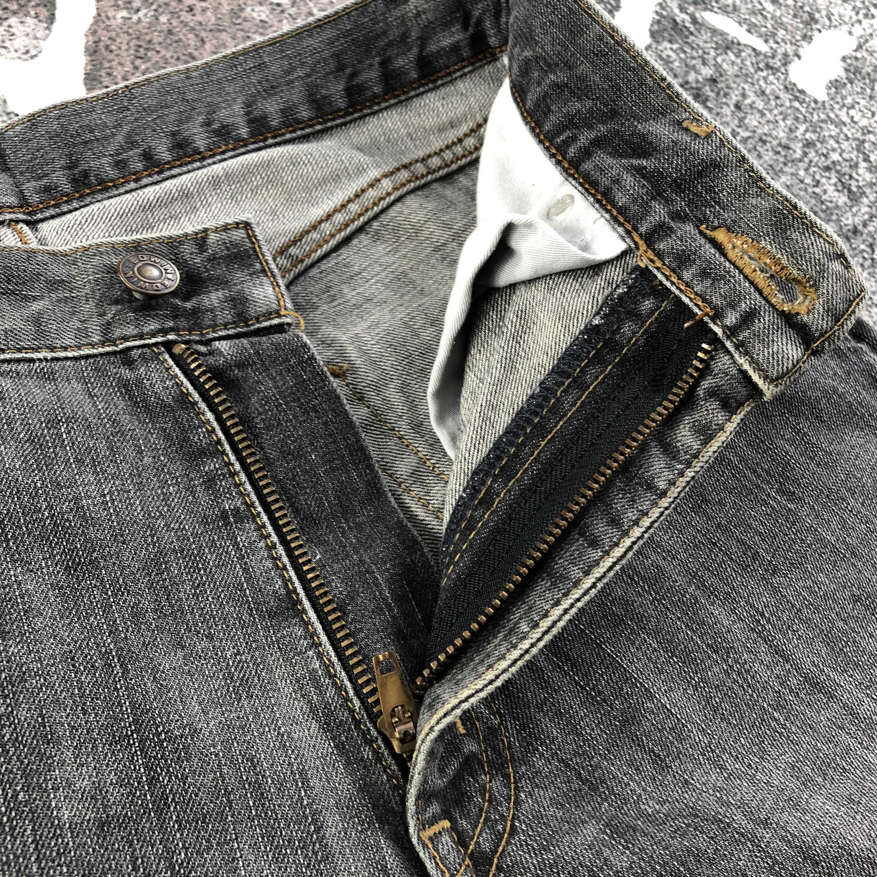 Edwin Vintage Edwin 503 Jeans Faded Gray Denim KJ1747 Size US 28 / EU 44 - 8 Thumbnail