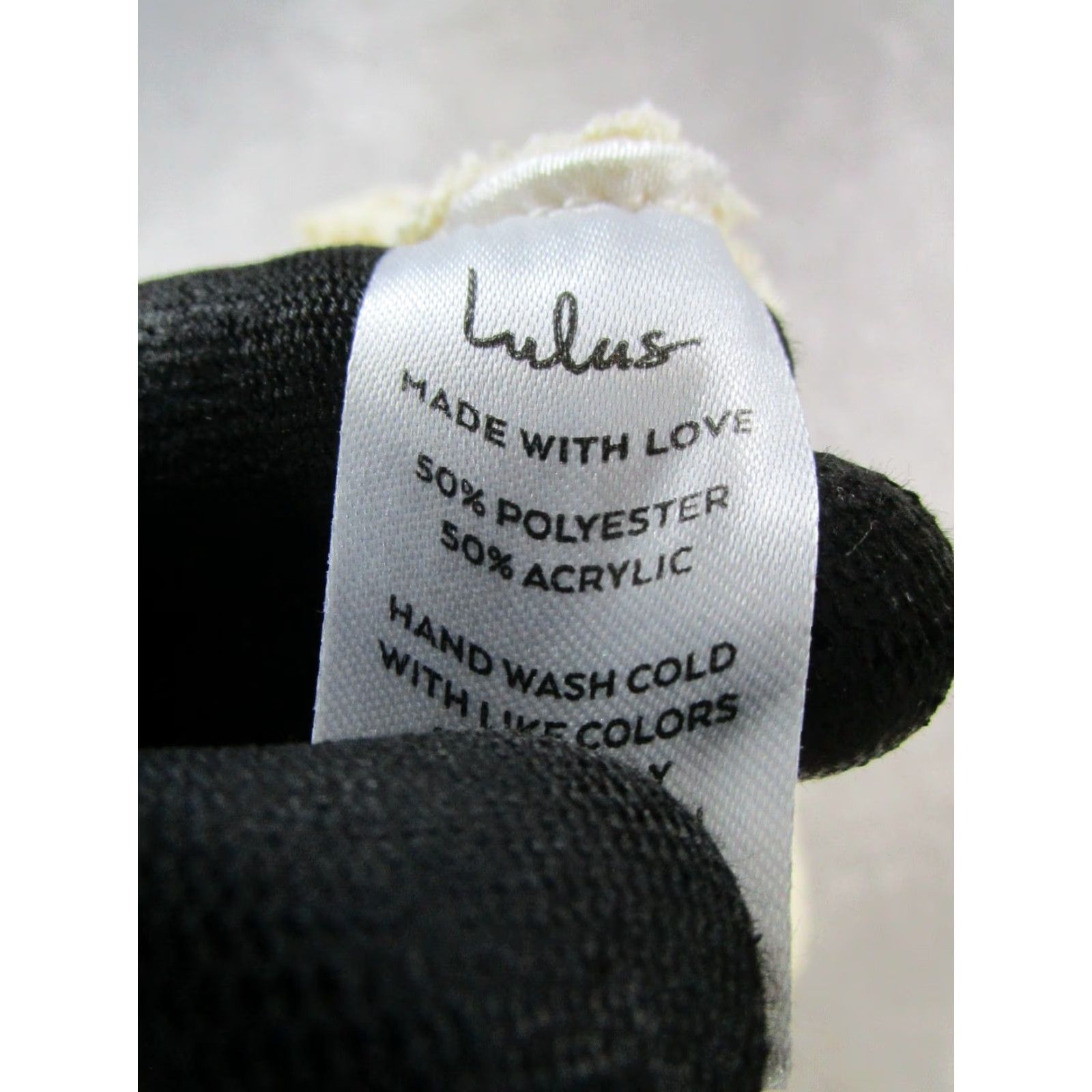 Lulus Lulus Sweater Womens XS Beige Knit Pullover Size XS / US 0-2 / IT 36-38 - 4 Thumbnail