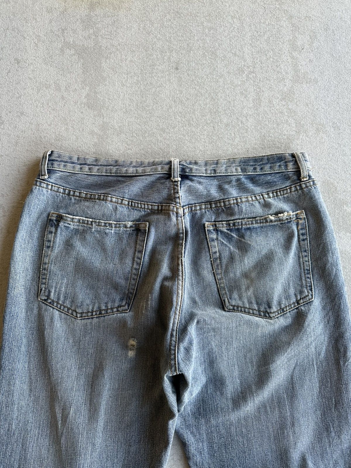 Body Glove SEND OFFER📌Vintage BODY GLOVE Ripped Distressed Denim Pants Size US 35 - 10 Thumbnail