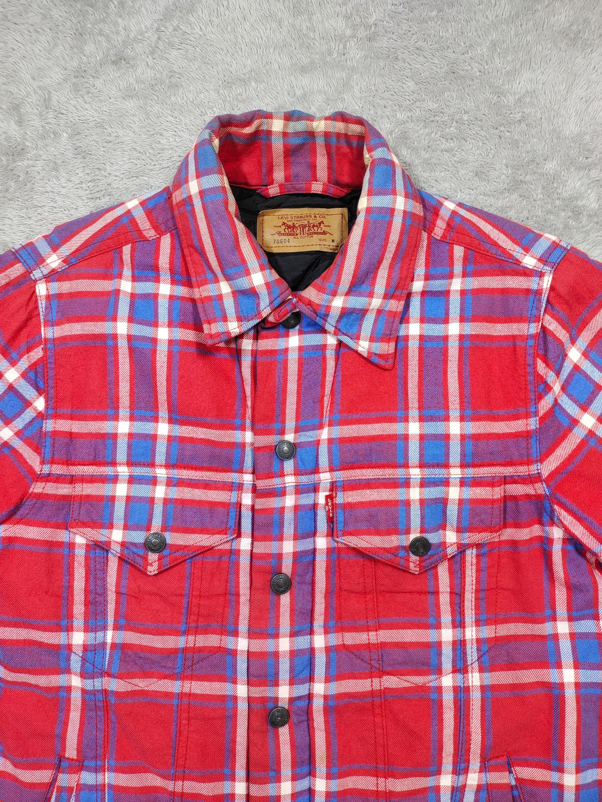 Levi's Vintage Clothing VINTAGE 70604 LEVIS FLANNEL CHECKED JACKET Size US M / EU 48-50 / 2 - 3 Thumbnail