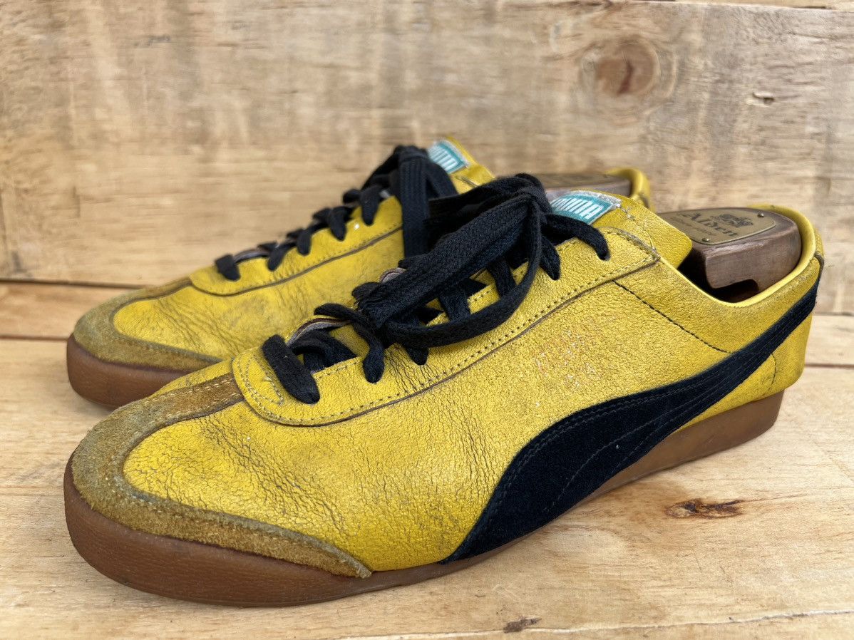 Puma Vintage yellow Puma GOLD FIT sneakers Grailed