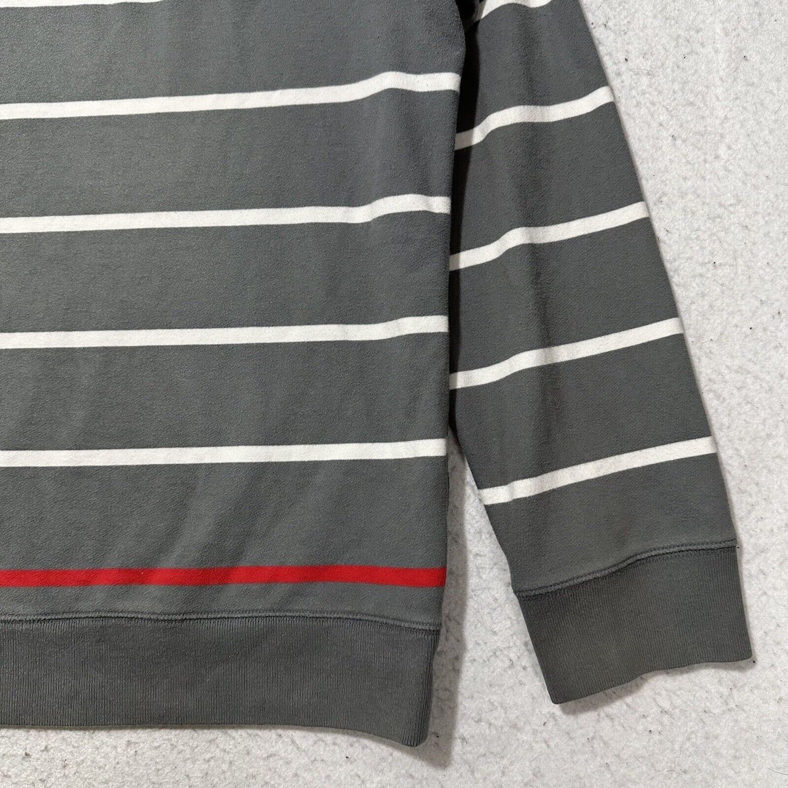 Lands' End The Outfitters Lands' End XL Sweater Gray Striped Pullover Size US XL / EU 56 / 4 - 6 Thumbnail