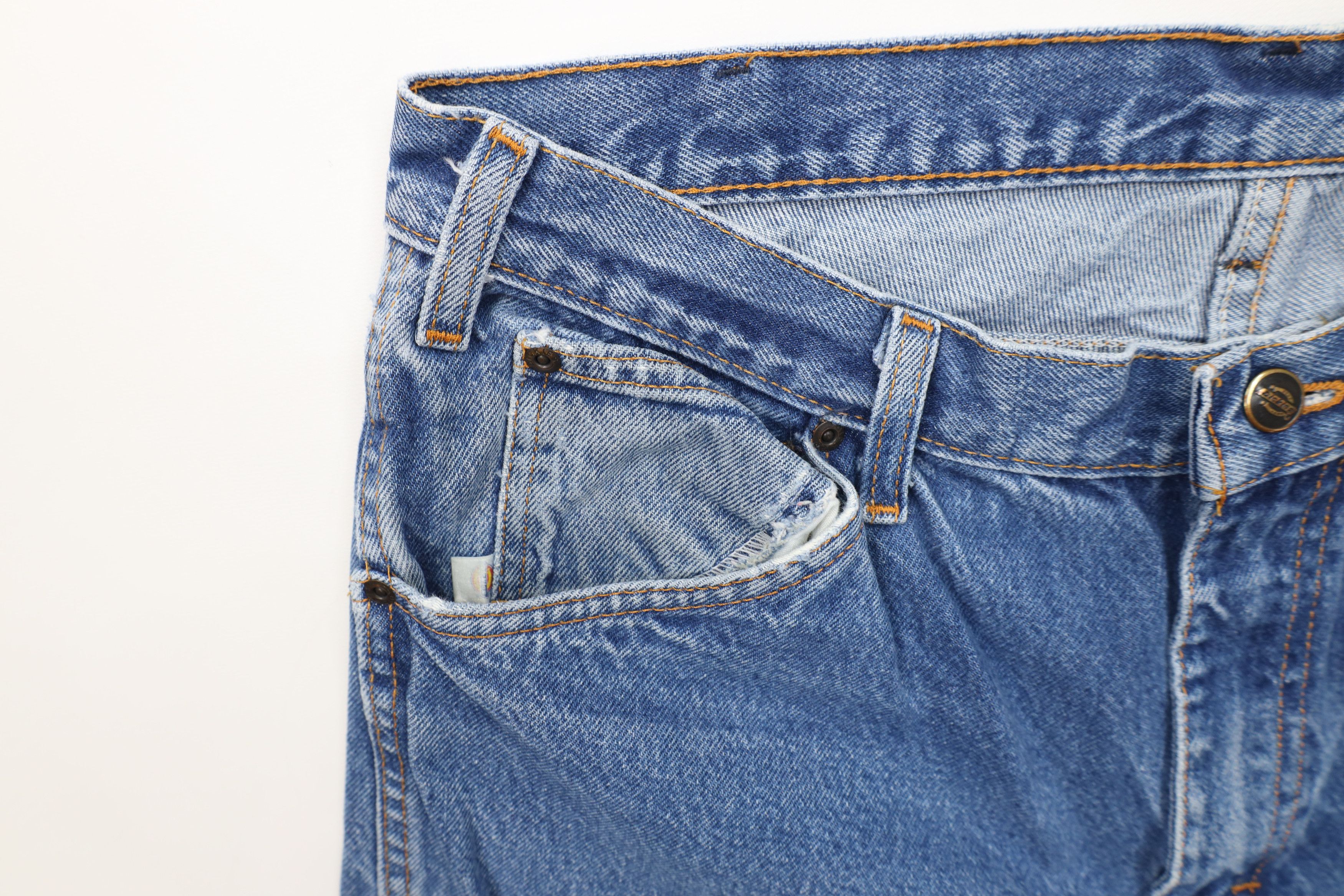 Dickies × Vintage Vintage Y2K Dickies Regular Fit Denim Jeans Blue Cotton Size US 36 / EU 52 - 7 Thumbnail