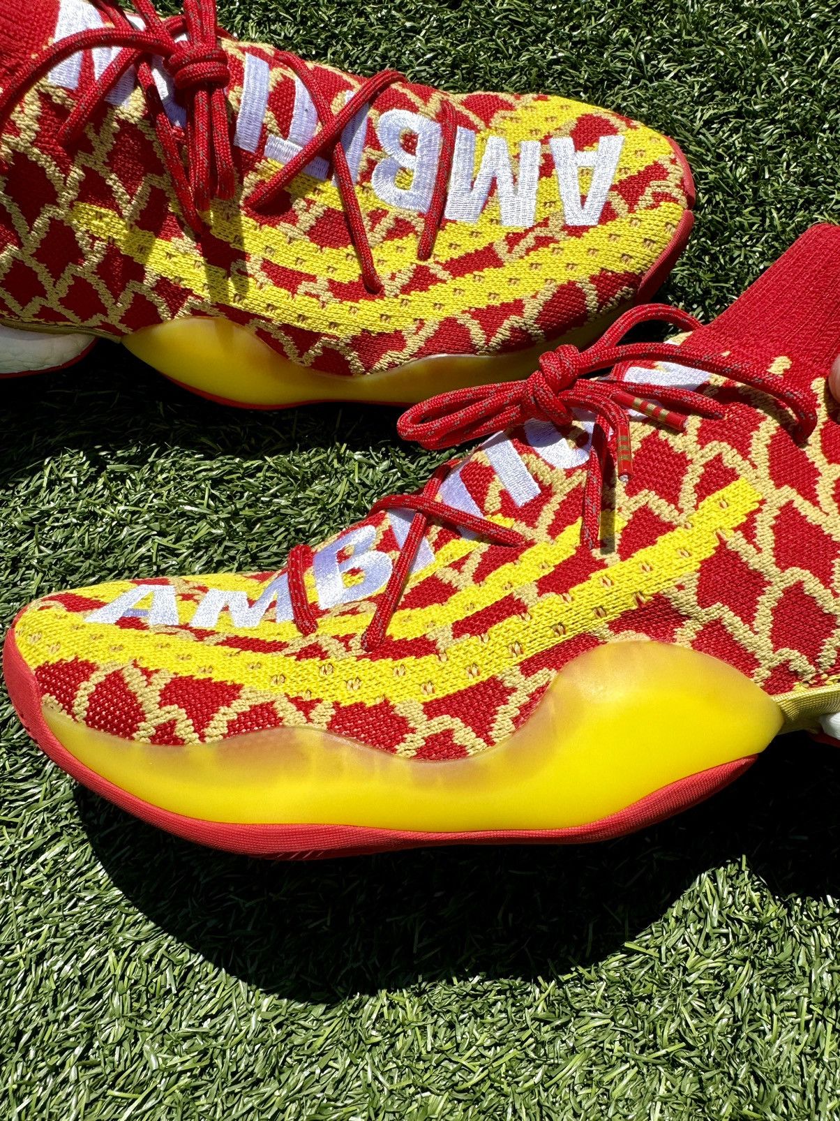 Adidas × Pharrell Adidas Pharrell Chinese New Year BYW Crazy Sneakers Size US 12 / EU 45 - 5 Thumbnail