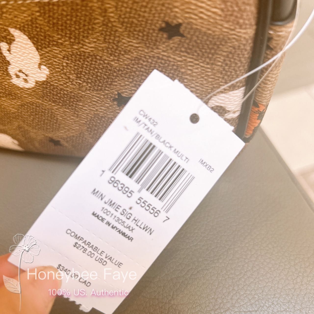Coach Mini Jamie Camera Bag cw432 In Signature Canvas Halloween Size ONE SIZE - 6 Thumbnail