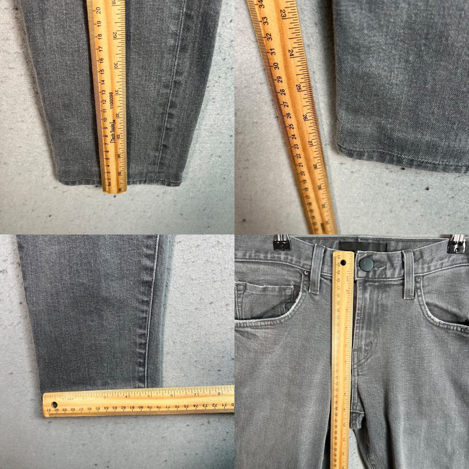 J Brand J Brand Jeans Mens 29 Tyler Tapered Leg Grey Cotton Blend Denim Shirt? Size US 29 - 8 Thumbnail