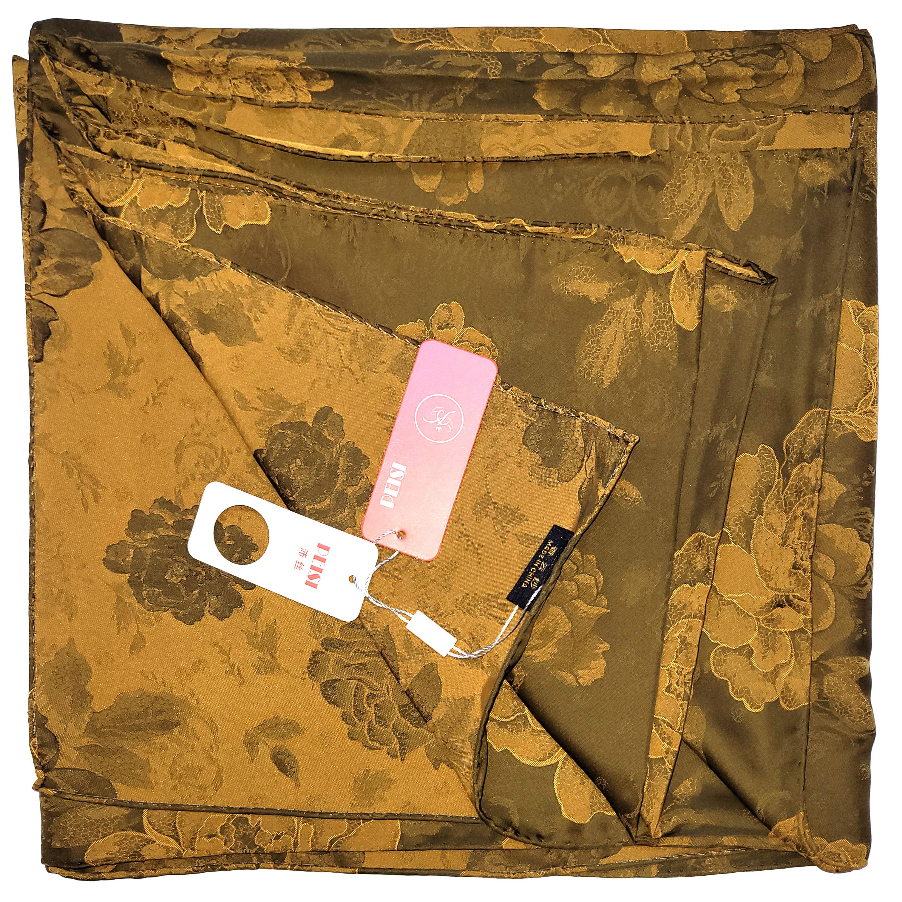 Other NWT Double-Sided Silk Scarf 52"x52" Large Square Wrap 3016 Size ONE SIZE - 5 Thumbnail