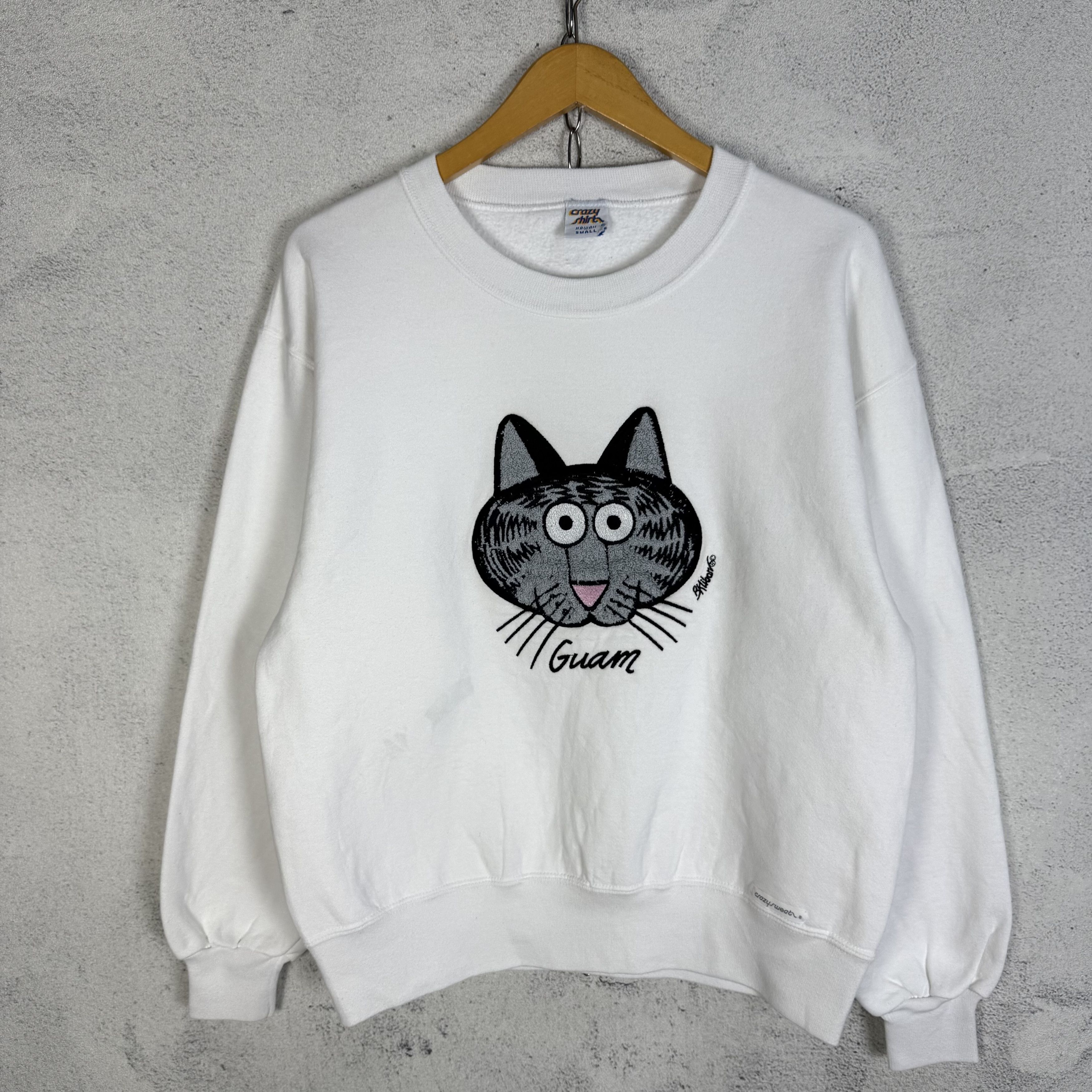 Vintage Vintage Crazy Shirts Sweatshirt Crewneck Size US S / EU 44-46 / 1 - 1 Thumbnail