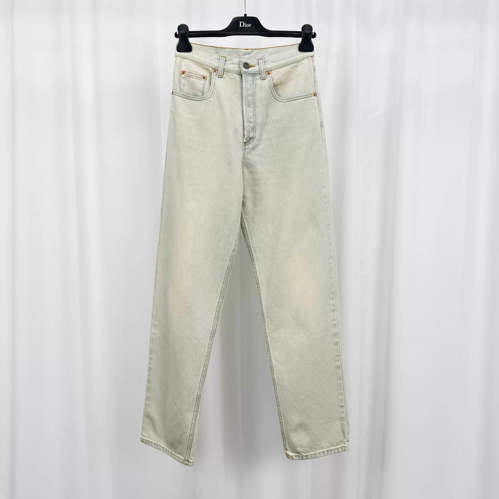 Gucci Gucci Logo Print Washed Leather Tag W26 99 New Size 26" / US 2 / IT 38 - 2 Thumbnail