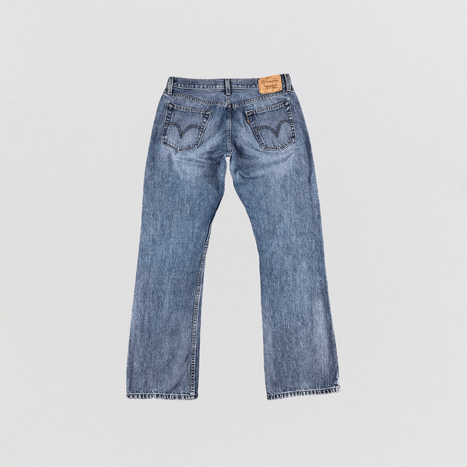 Levi's × Vintage Vintage Blue Wash Levis 527 Flare Jeans-JM1729 Size US 35 - 2 Thumbnail