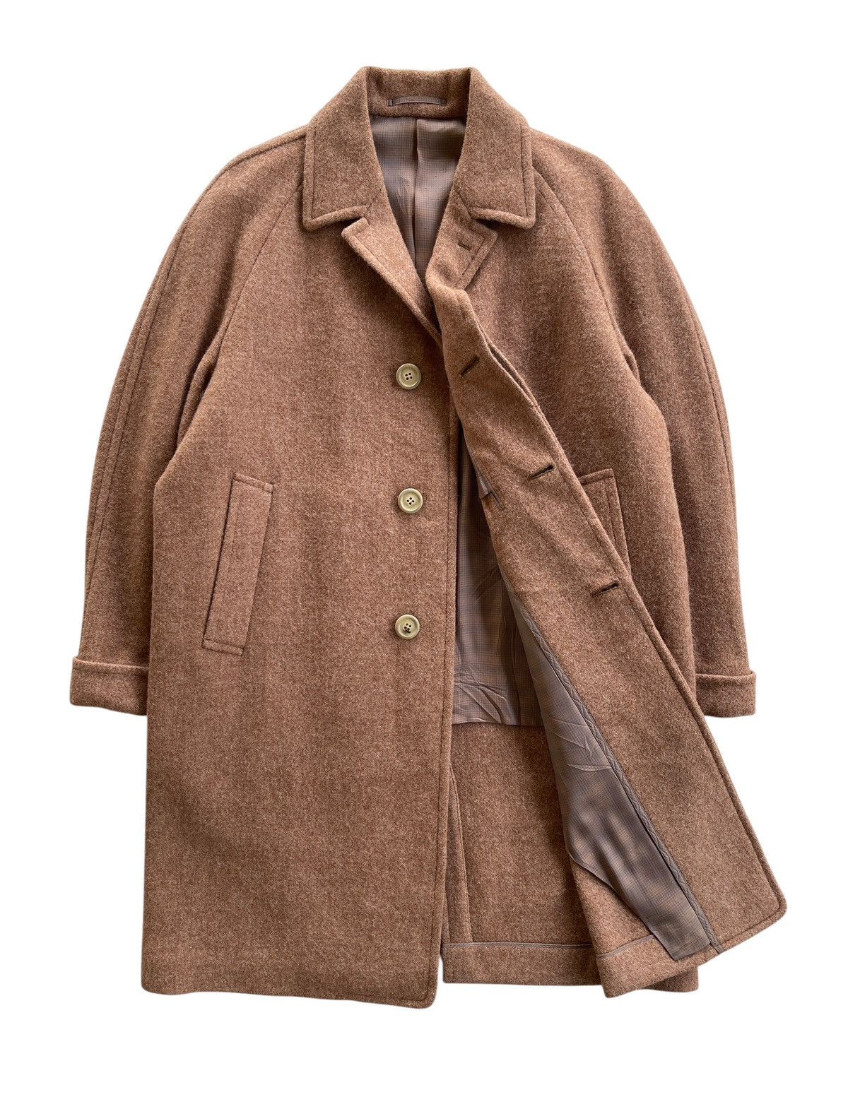 Harris Tweed 1960s Harris Tweed Scottish Wool Longcoat Size US L / EU 52-54 / 3 - 2 Thumbnail
