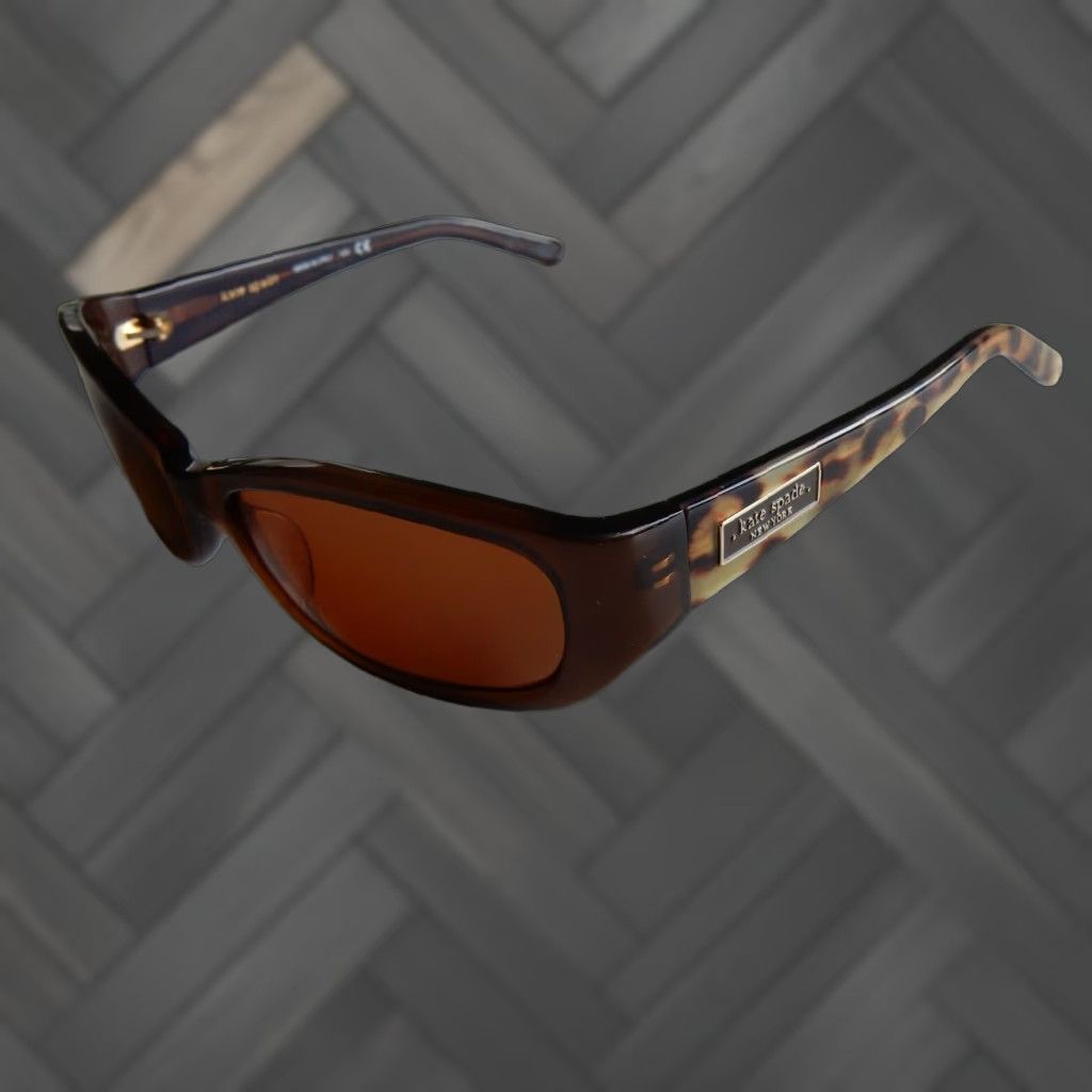Vintage VINTAGE Kate Spade Sunglasses Frames Only Women Brown Prescription 54mm Size ONE SIZE - 1 Thumbnail