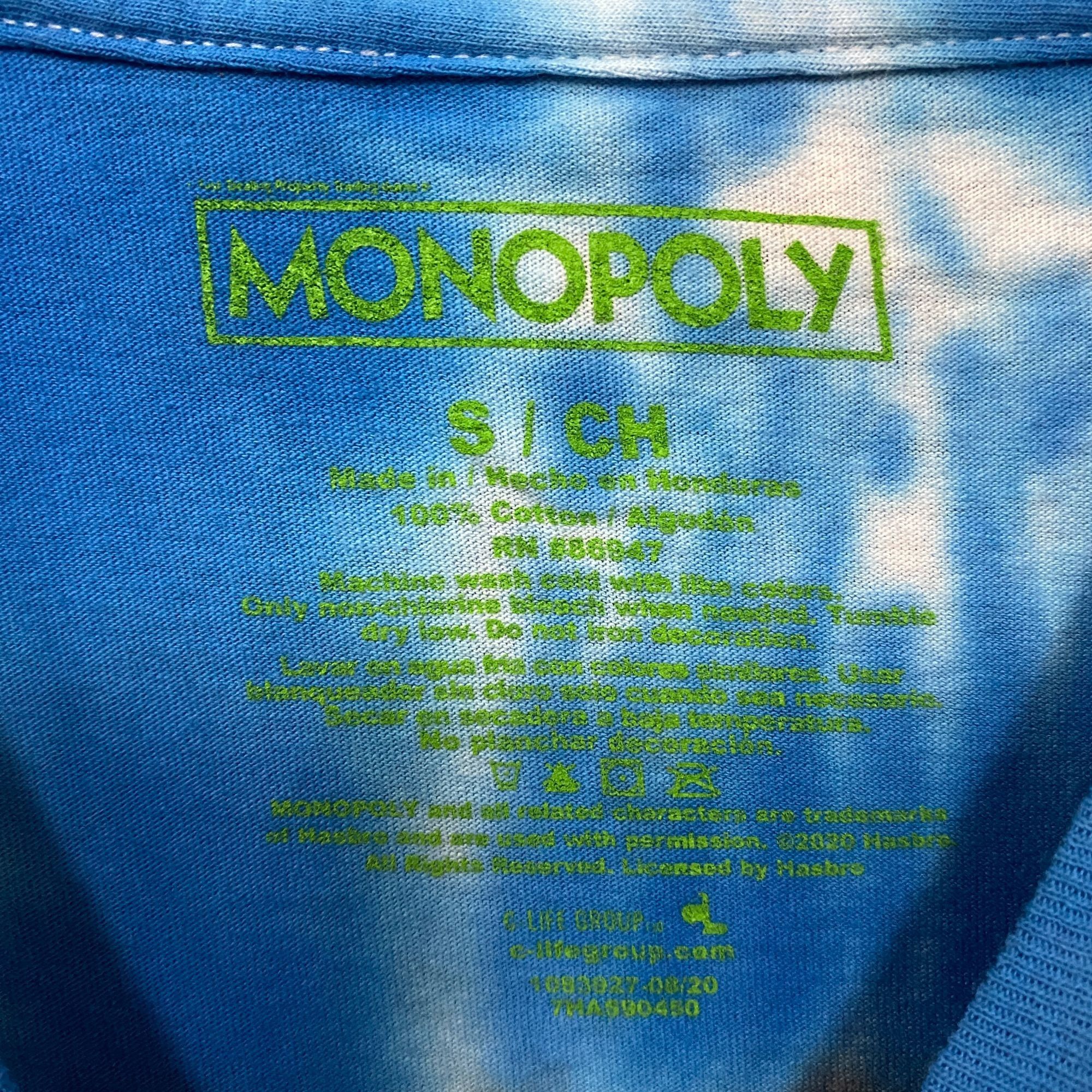 Other Monopoly Rich Uncle Pennybags Mr. Monopoly Tie Dye T-Shirt S Size US S / EU 44-46 / 1 - 4 Thumbnail
