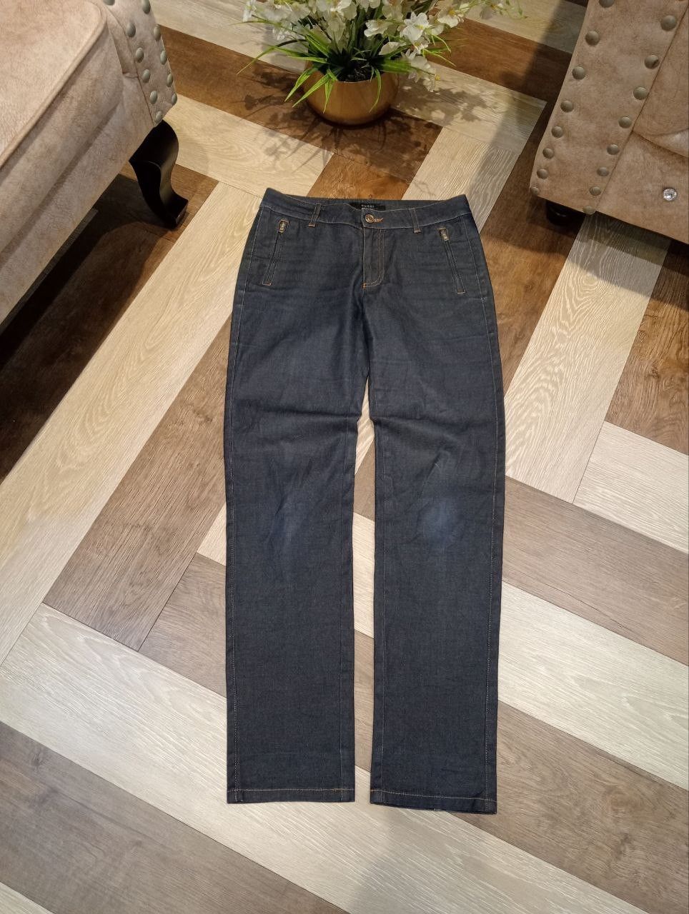 Gucci LUXURY GUCCI COMBINE COTTON SPANDEX STRETCH PANTS Size 26" / US 2 / IT 38 - 1 Thumbnail