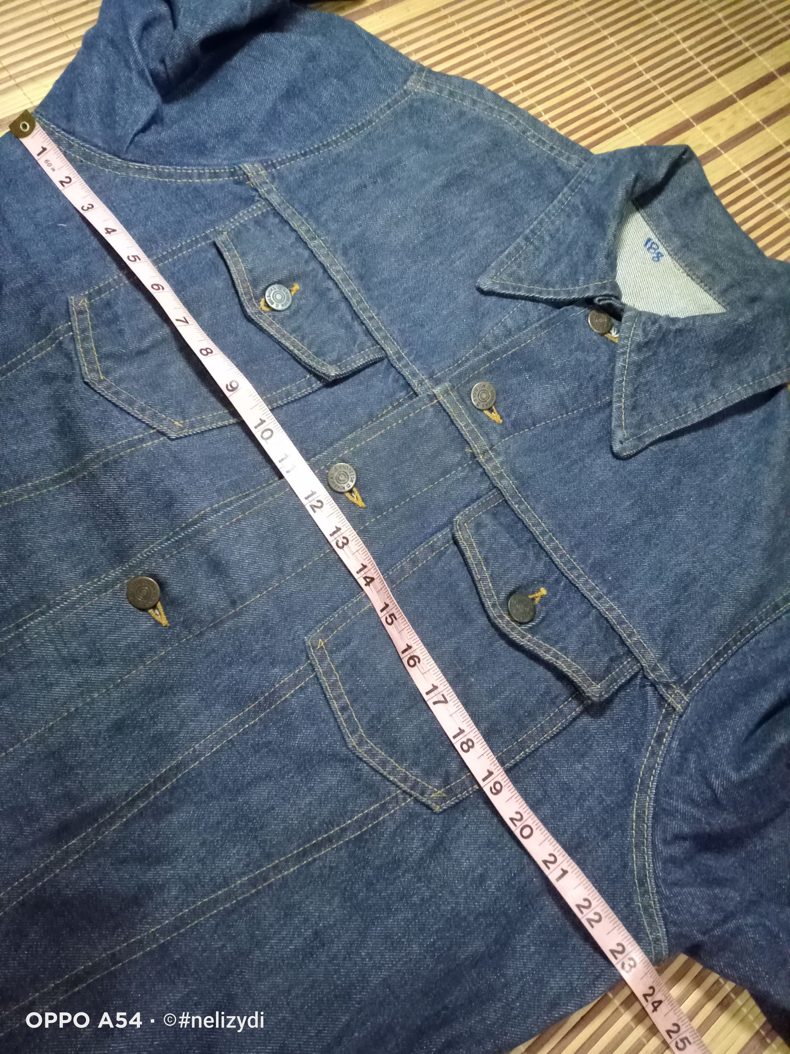 Vintage ROEBUCKS SELVEDGE DENIM JACKET Size US L / EU 52-54 / 3 - 4 Thumbnail