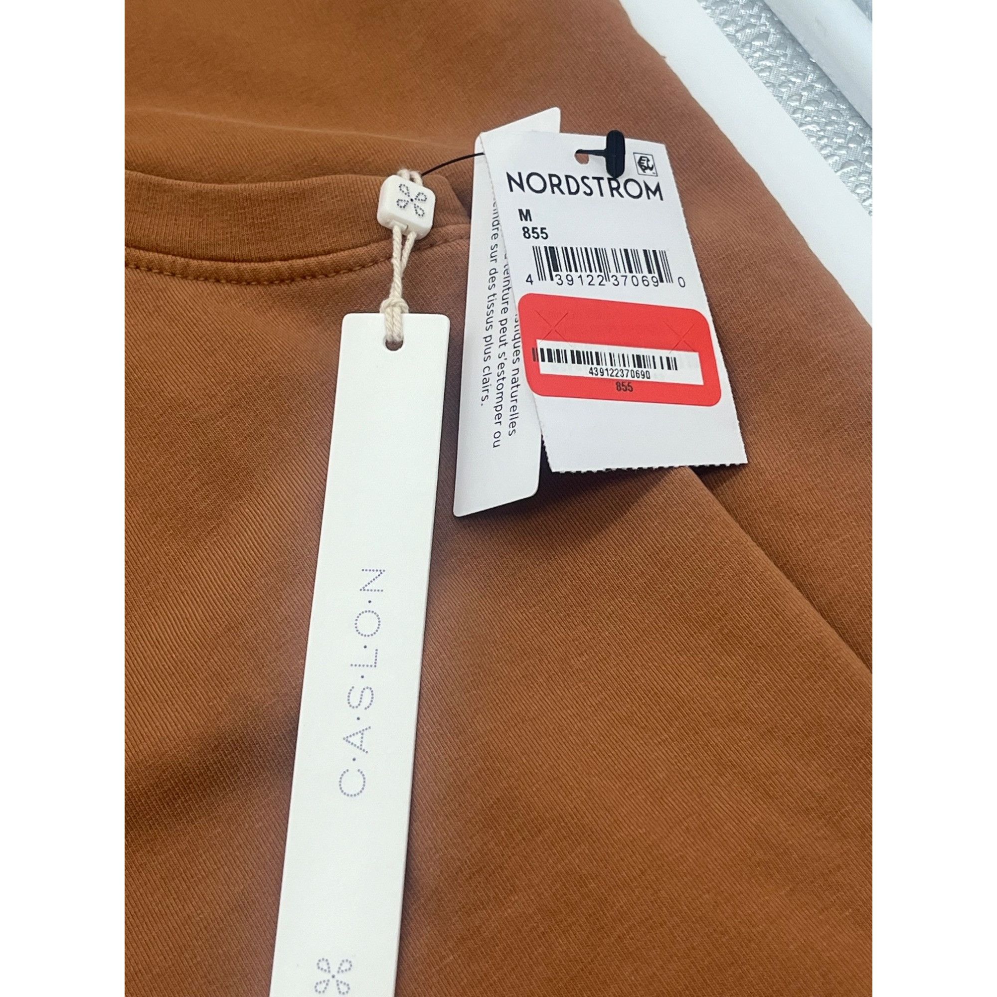 Other CASLON Scoop Neck Paneled Tank Dress In Washed Rust Argan Oi Size M / US 6-8 / IT 42-44 - 7 Thumbnail