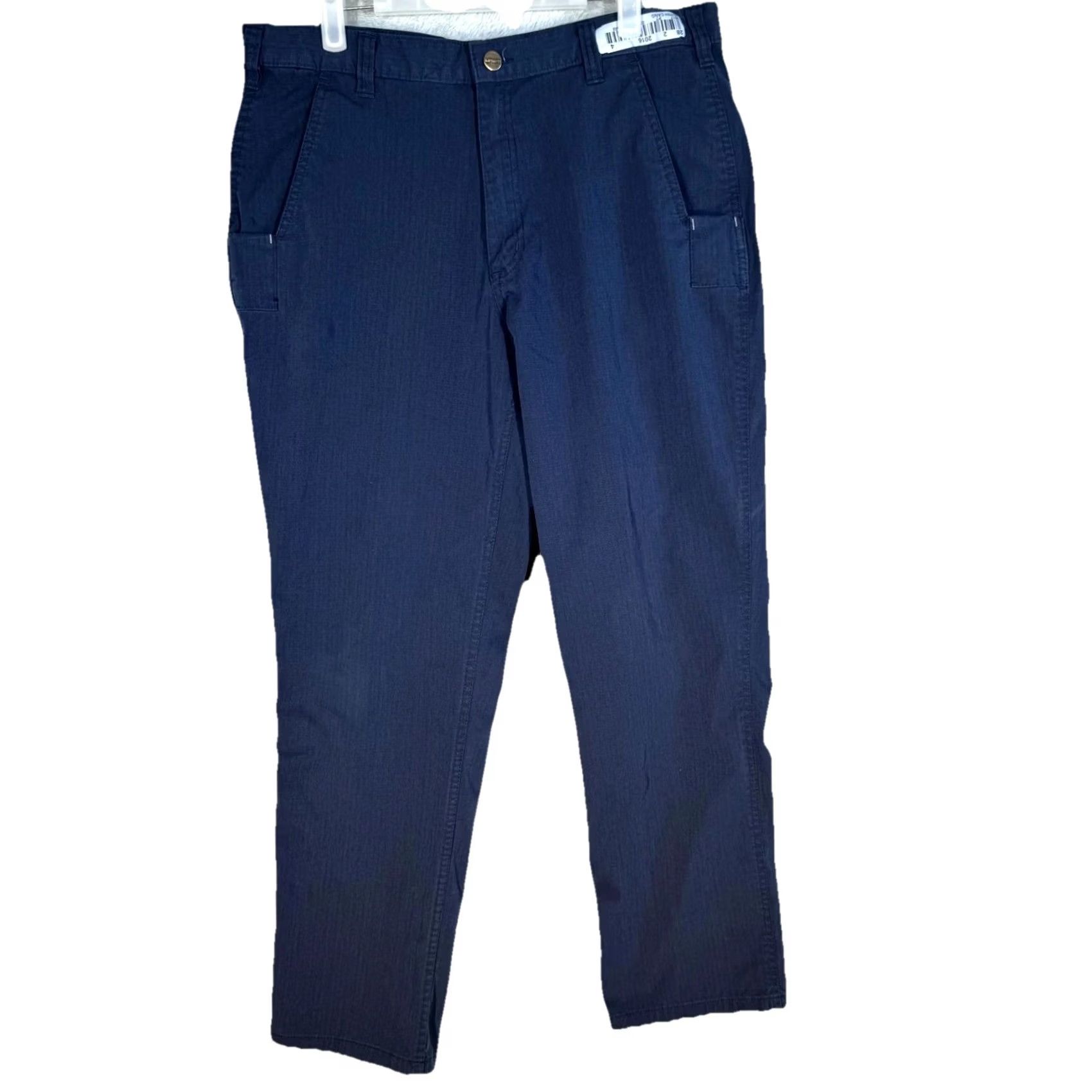 Carhartt Carhartt Pants Main Selling Point Carpenter 74533-20 Navy Ripstop Relaxed Straight 34 X 29 Men Jeans? Size US 34 / EU 50 - 2 Thumbnail