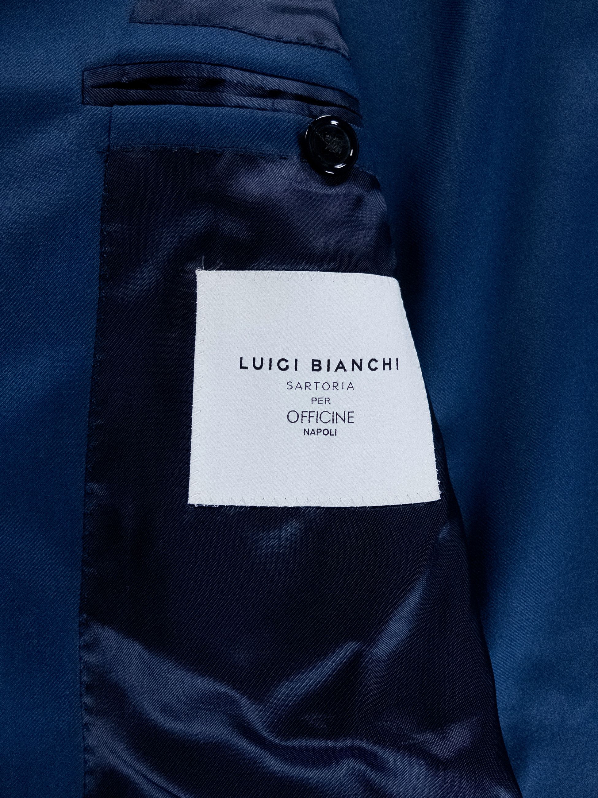 Luigi Bianchi LUIGI BIANCHI SARTORIA blue wool blazer Size 38 / Medium Size 38R - 8 Thumbnail