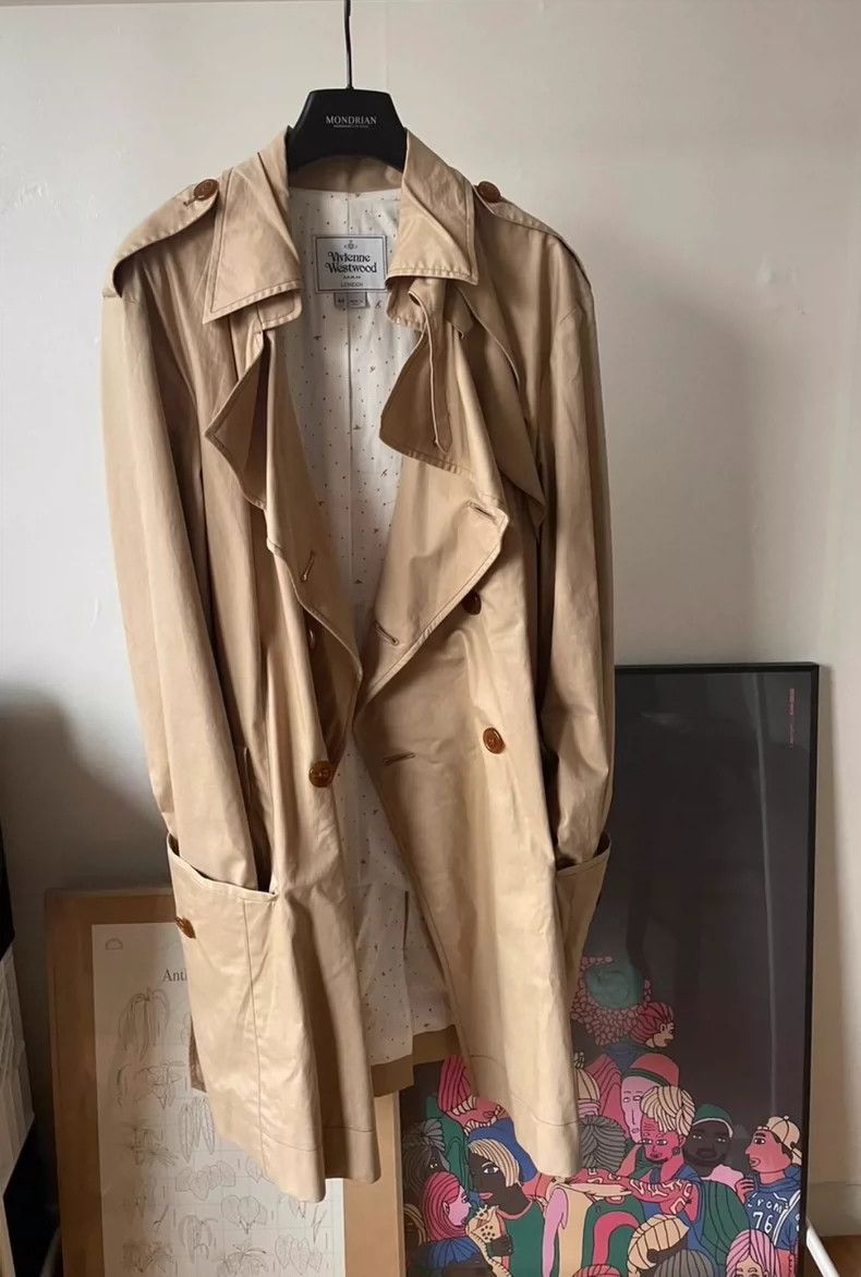 Vivienne Westwood Vivienne Westwood Light brown trench coat Size M / US 6-8 / IT 42-44 - 1 Thumbnail