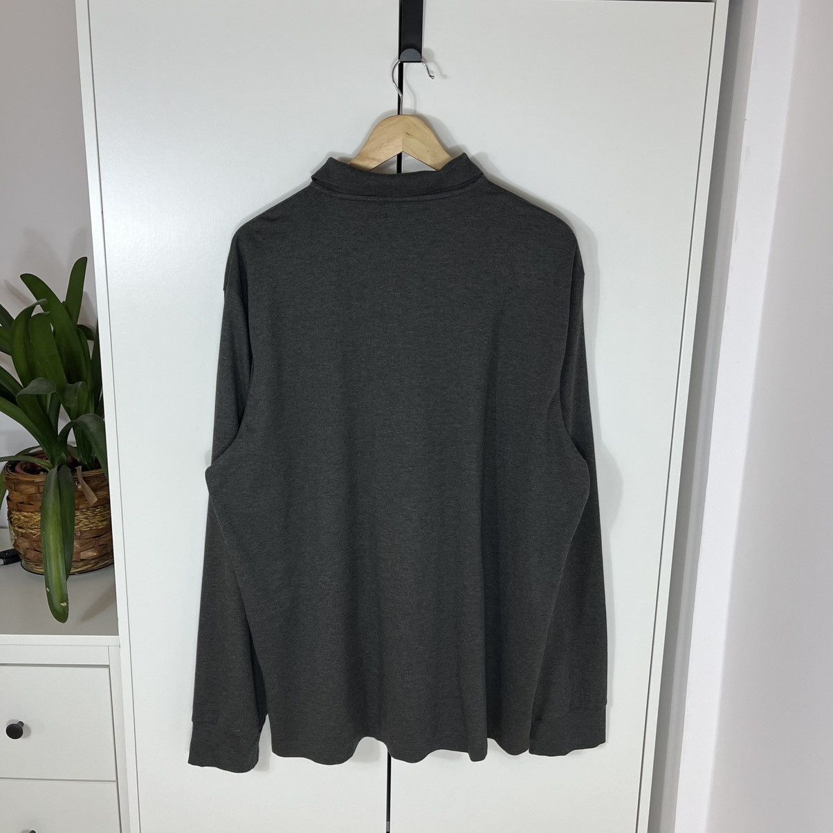 Polo Ralph Lauren Polo Ralph Lauren Grey Longsleeve Polo Shirt Streetwear Y2K Size US XL / EU 56 / 4 - 5 Thumbnail