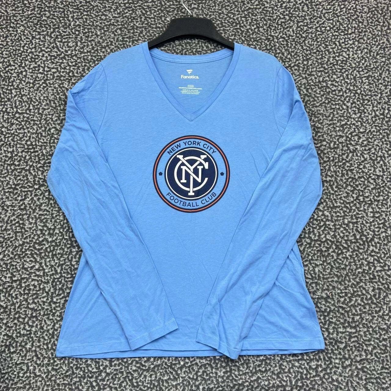 Other New York City FC Shirt Women Fanatics Long Sleeve V-Neck M Size M / US 6-8 / IT 42-44 - 1 Thumbnail