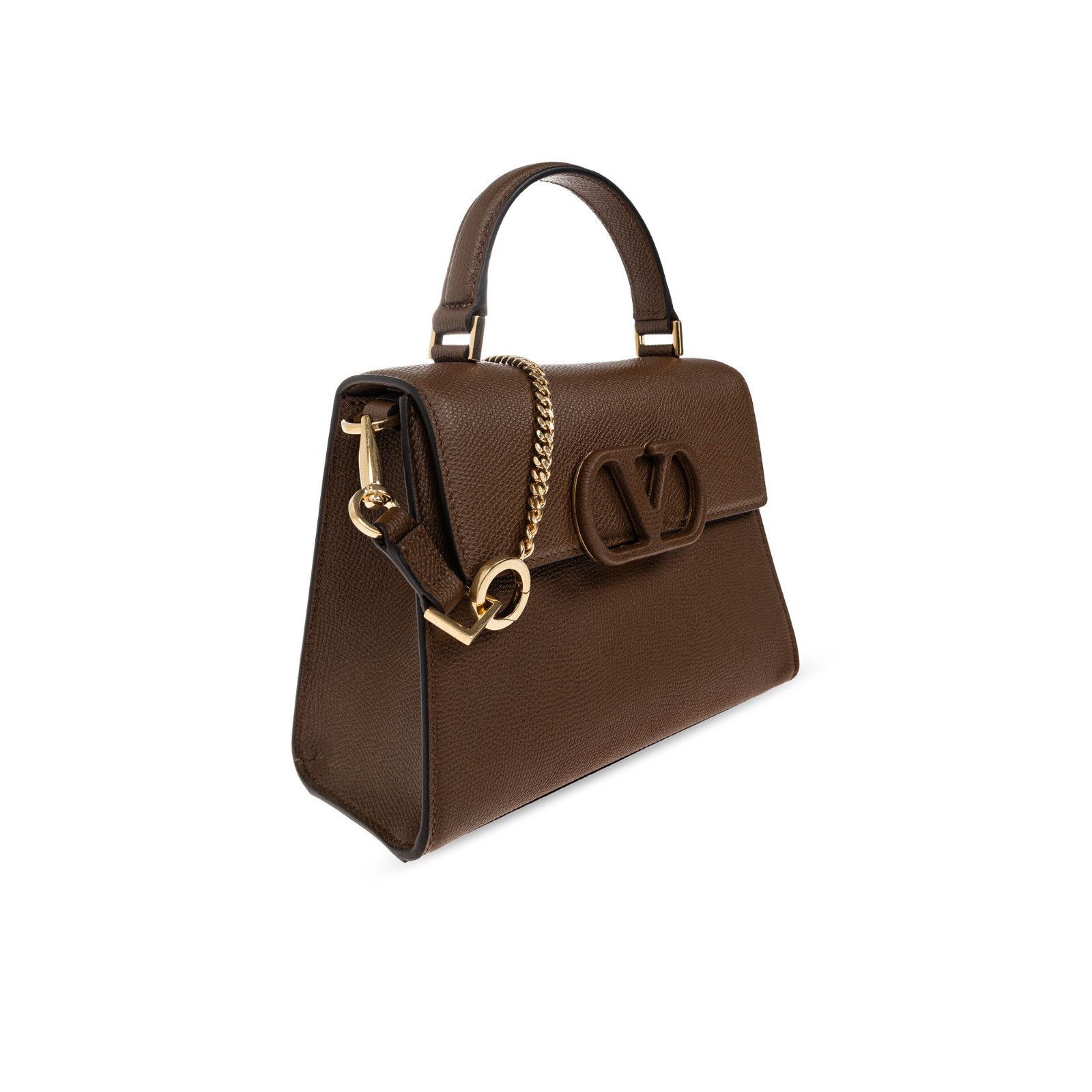 Valentino VALENTINO GARAVANI Vsling Brown Top Handle Bag New & Authent Size ONE SIZE - 3 Thumbnail