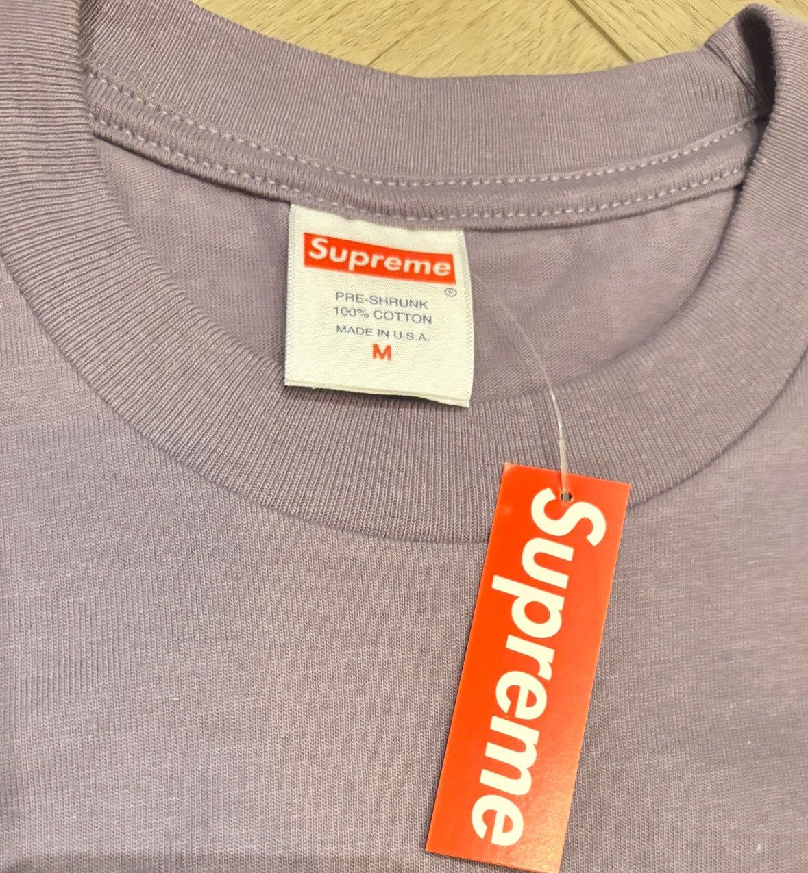 Supreme DS Supreme Stencil Purple tee BRAND NEW Size US M / EU 48-50 / 2 - 2 Thumbnail