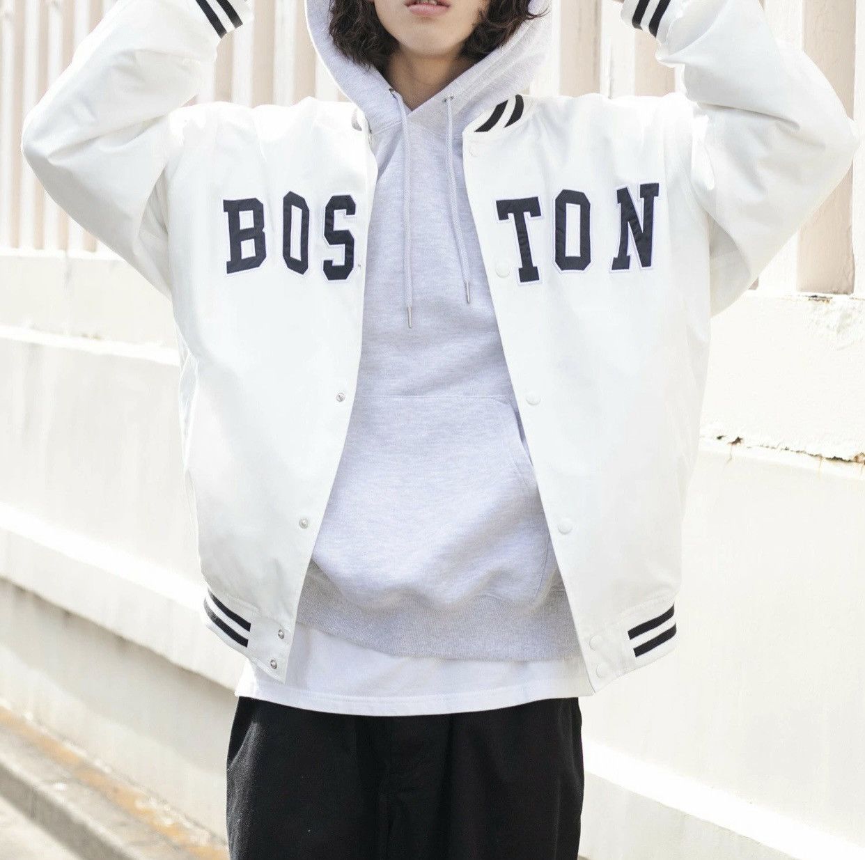 Other Bomber jacket wego Boston big logo Size US M / EU 48-50 / 2 - 3 Thumbnail