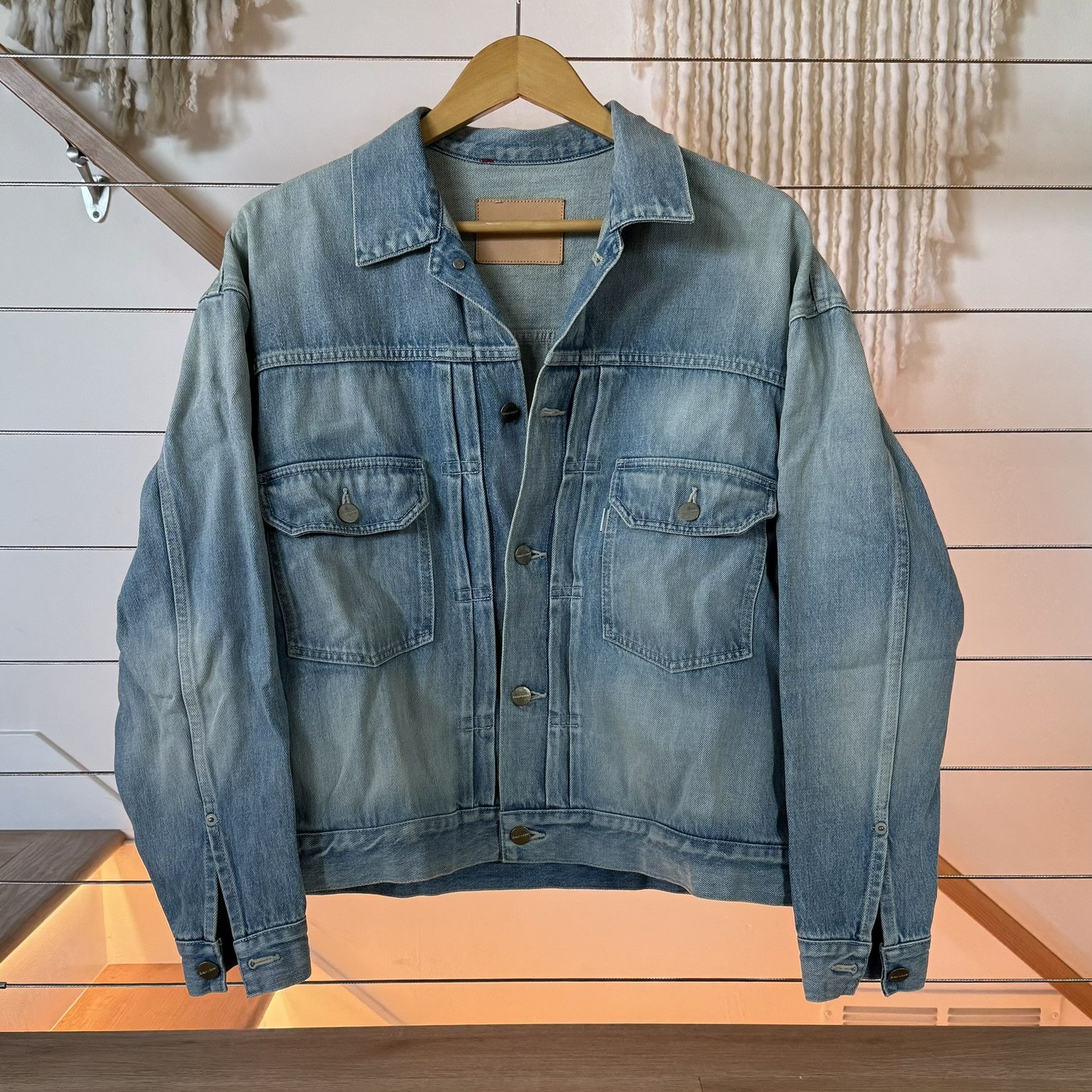 Graphpaper Light Fade Selvage Type 2 Denim Jacket | Grailed