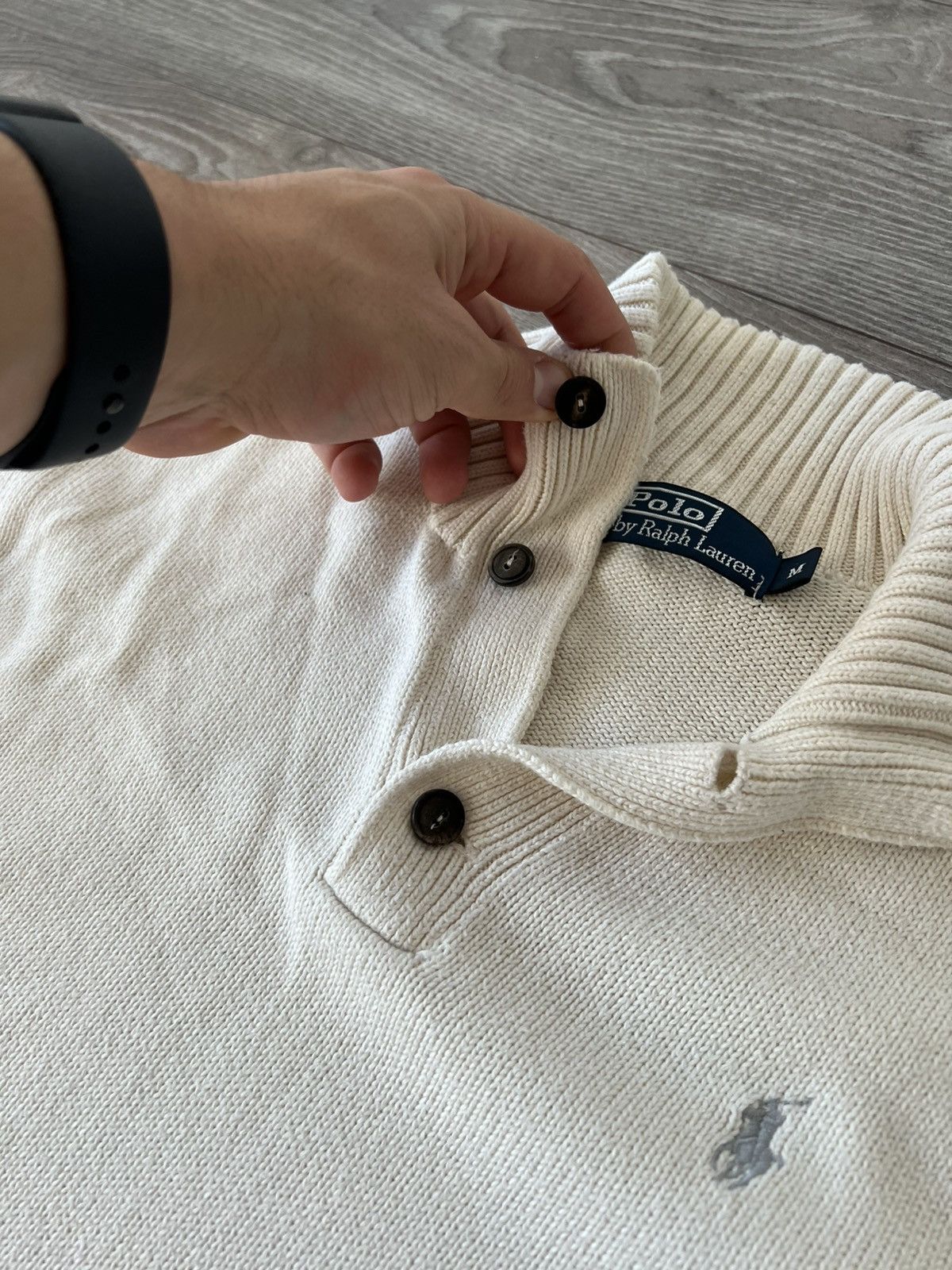 Polo Ralph Lauren Vintage Polo Ralph Lauren Embroidered Logo High Neck Sweater Size US M / EU 48-50 / 2 - 12 Thumbnail