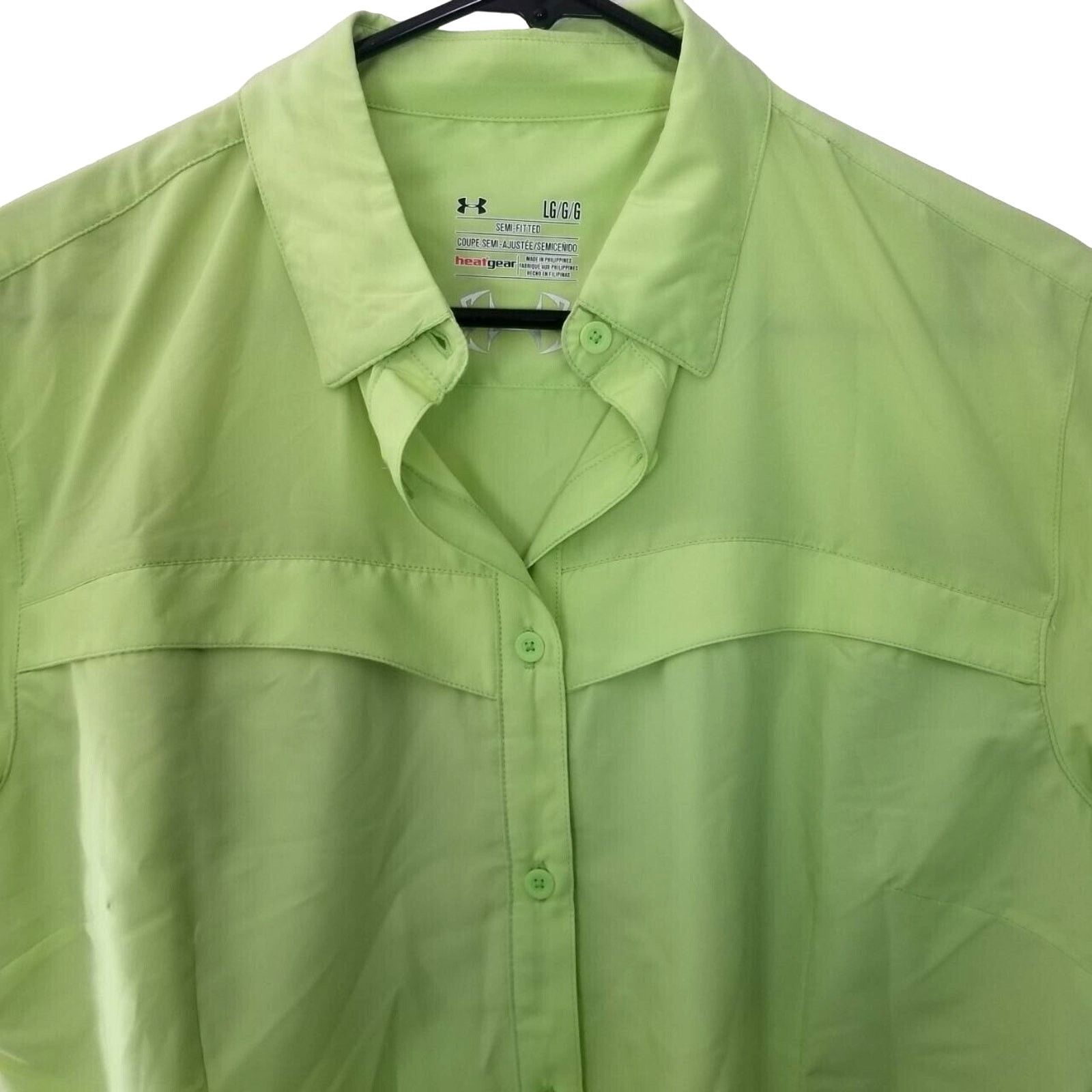Under Armour Under Armour Womens Heat Gear Button Shirt Size L Gorpcore Size L / US 10 / IT 46 - 2 Thumbnail